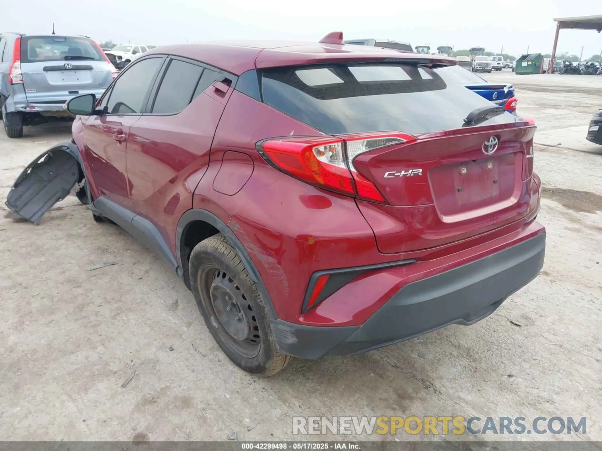 3 Фотография поврежденного автомобиля JTNKHMBX5K1053787 TOYOTA C-HR 2019