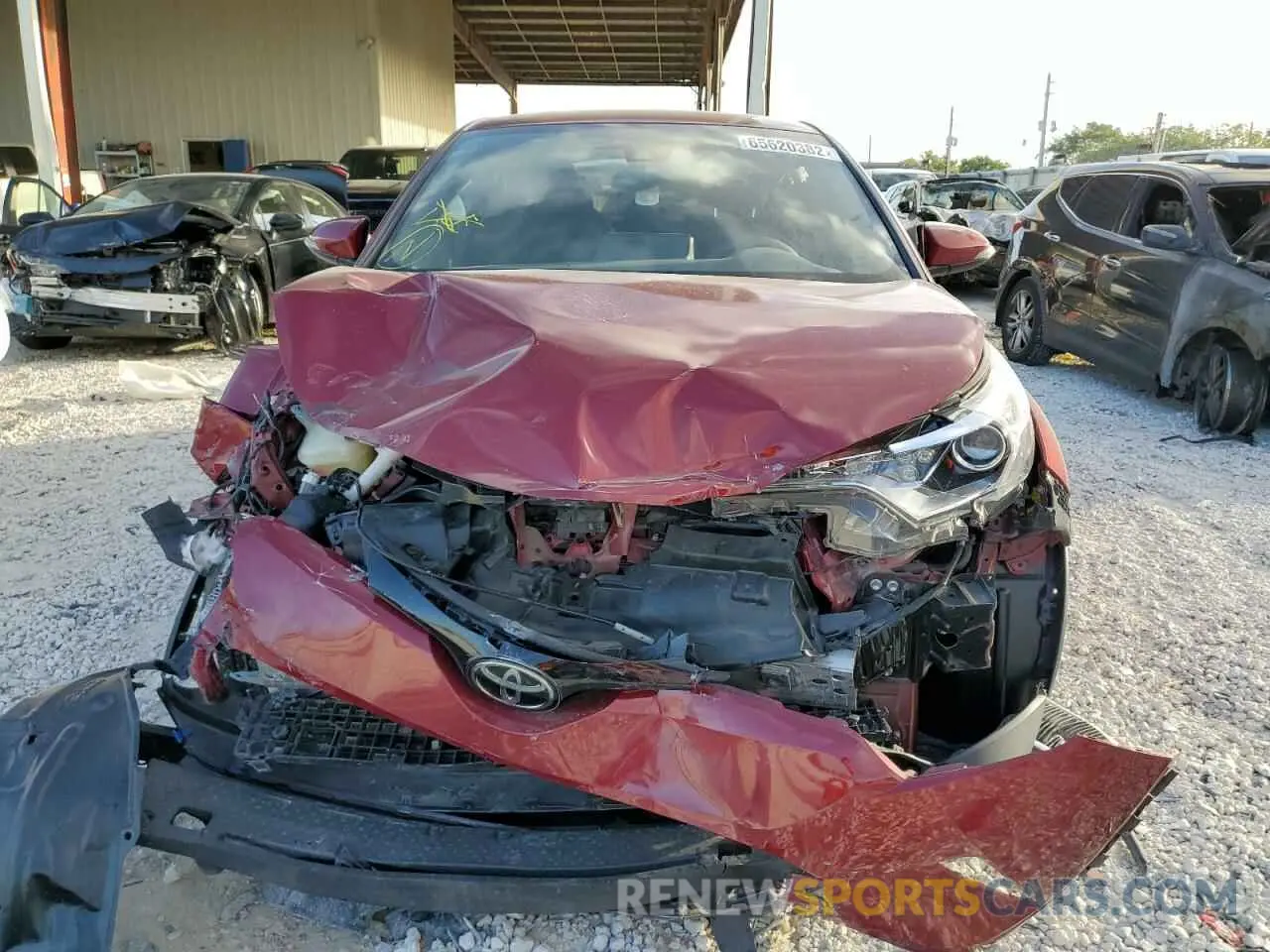 9 Фотография поврежденного автомобиля JTNKHMBX6K1022158 TOYOTA C-HR 2019