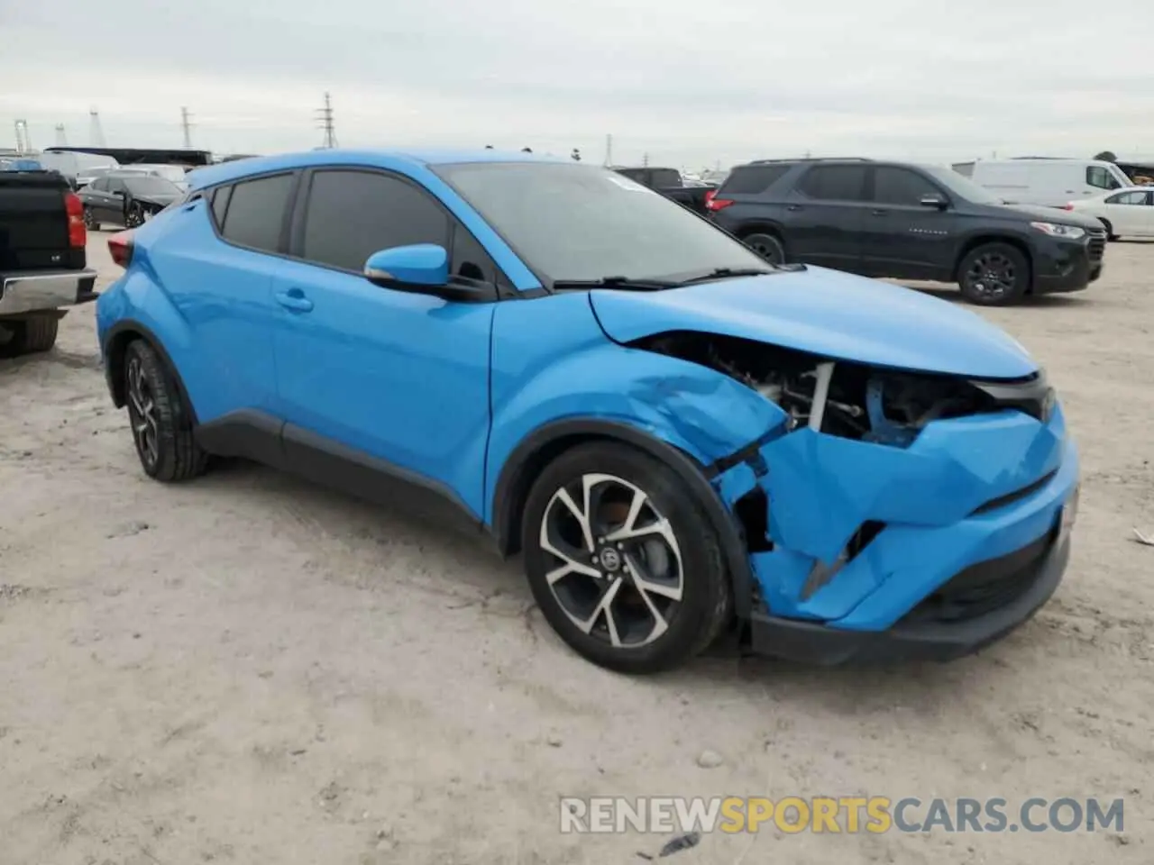 4 Фотография поврежденного автомобиля JTNKHMBX6K1054558 TOYOTA C-HR 2019