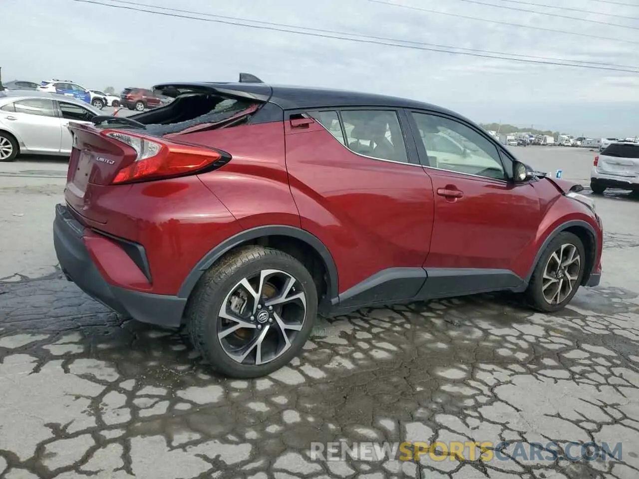 3 Photograph of a damaged car JTNKHMBX7K1025540 TOYOTA C-HR 2019