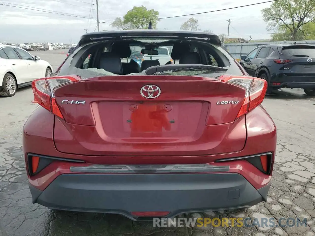 6 Photograph of a damaged car JTNKHMBX7K1025540 TOYOTA C-HR 2019