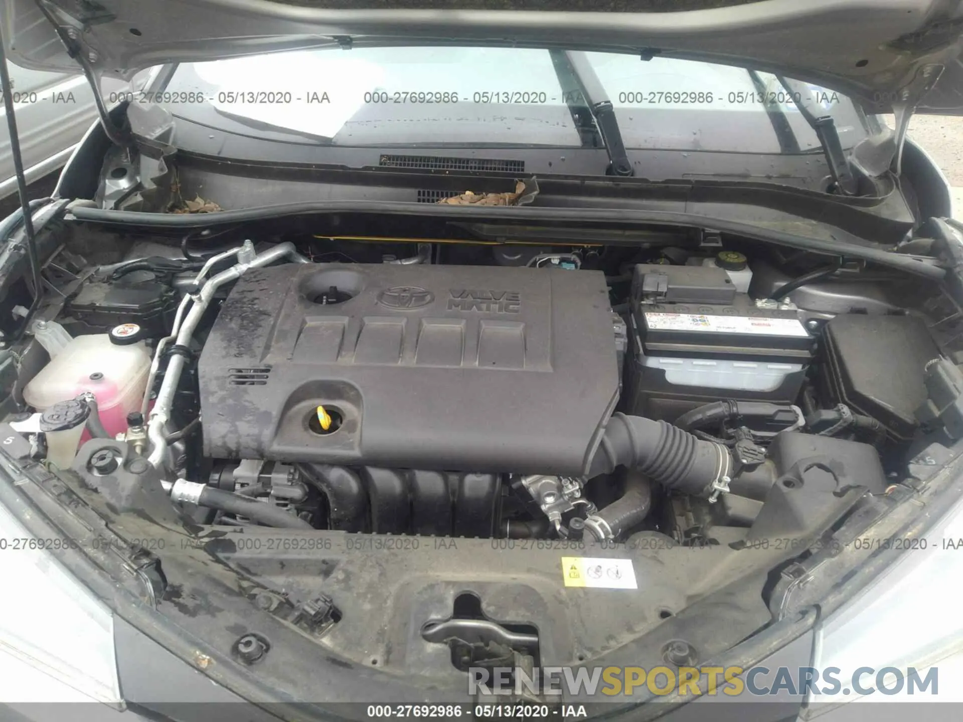 10 Photograph of a damaged car JTNKHMBX7K1034996 TOYOTA C-HR 2019