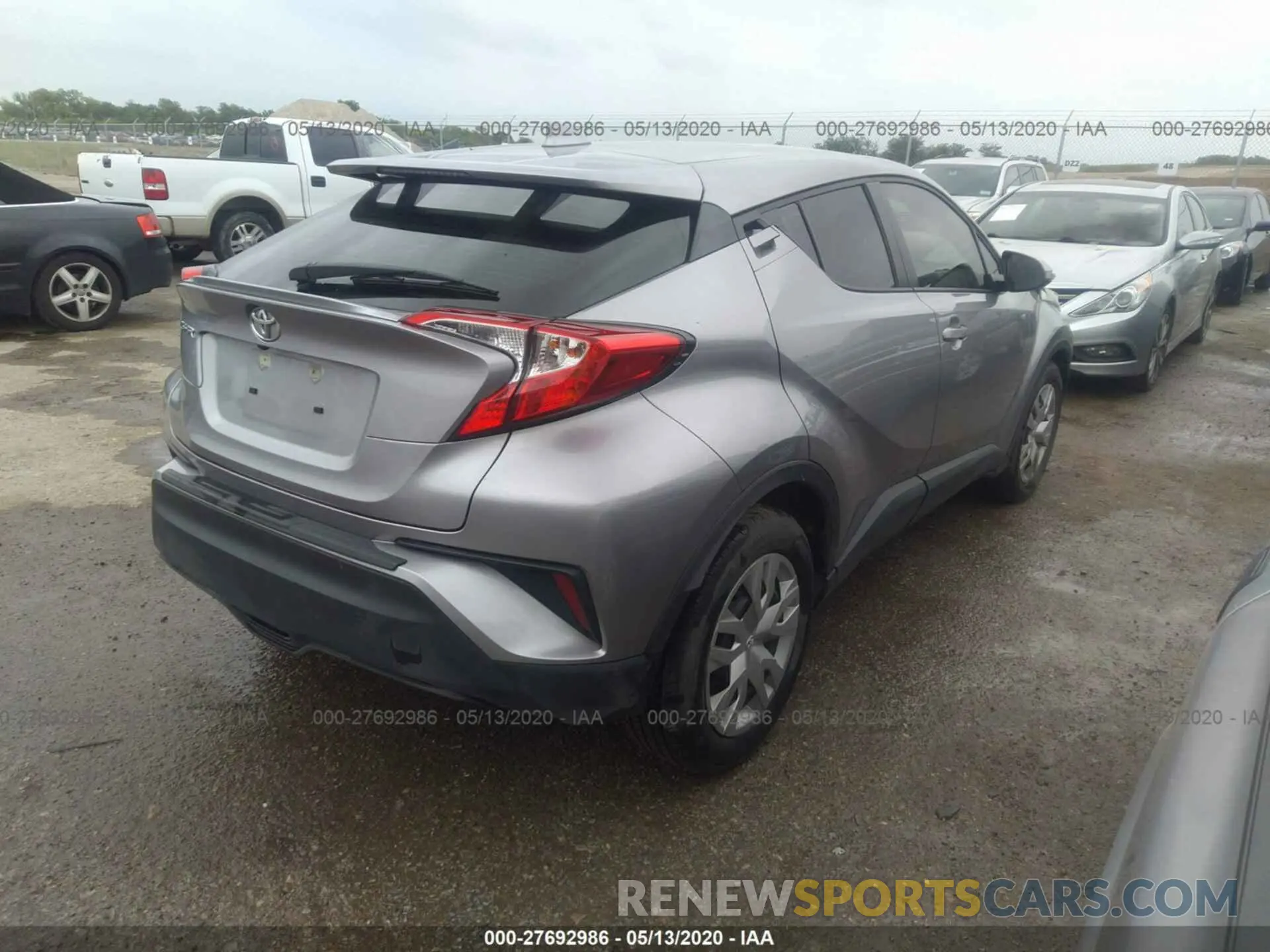 4 Photograph of a damaged car JTNKHMBX7K1034996 TOYOTA C-HR 2019