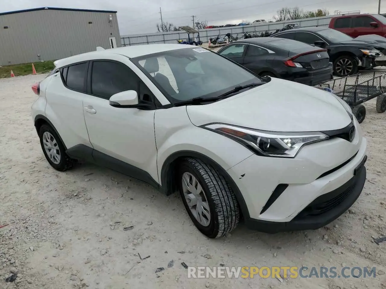 4 Photograph of a damaged car JTNKHMBX7K1046694 TOYOTA C-HR 2019