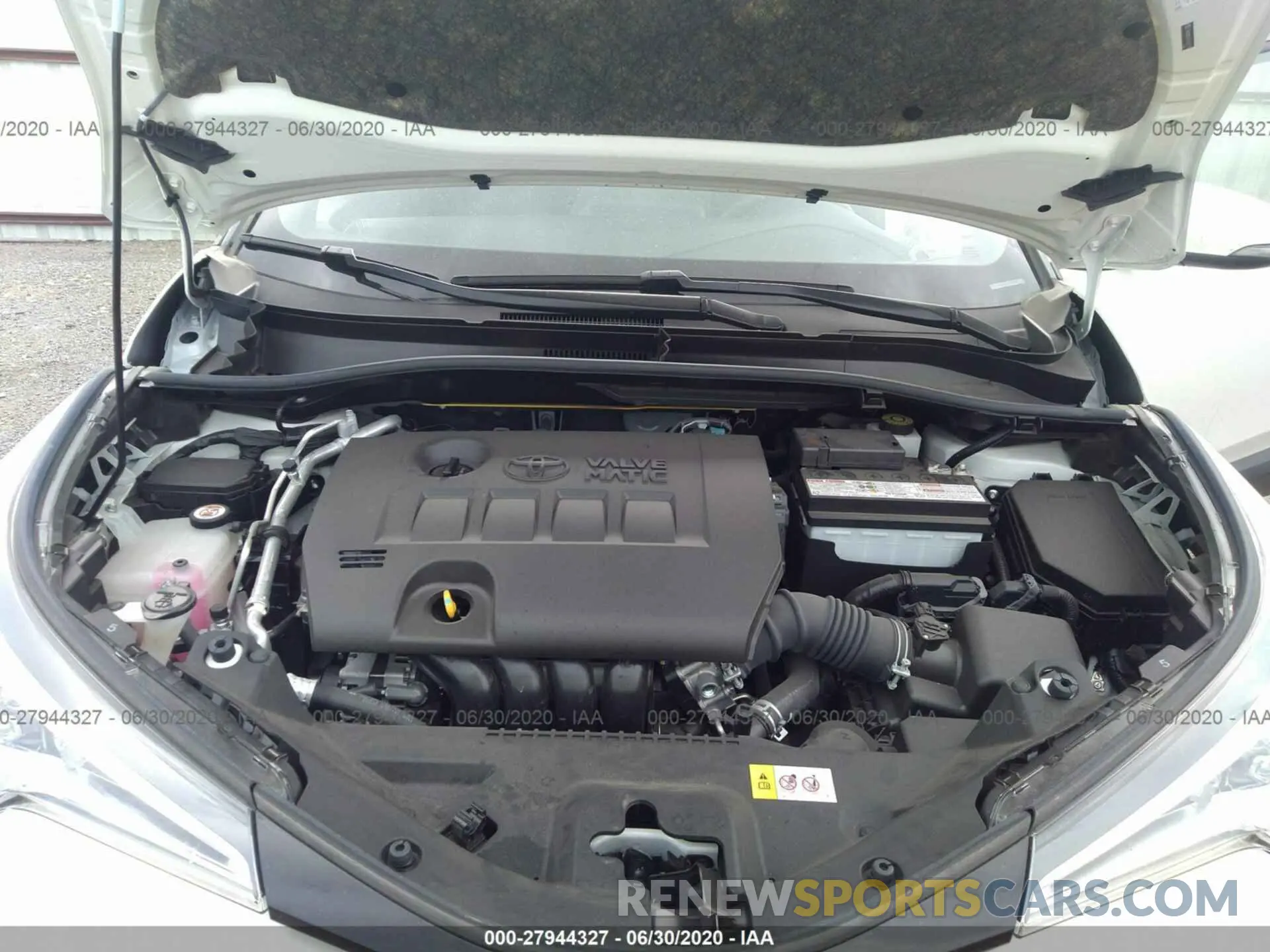 10 Photograph of a damaged car JTNKHMBX7K1047179 TOYOTA C-HR 2019