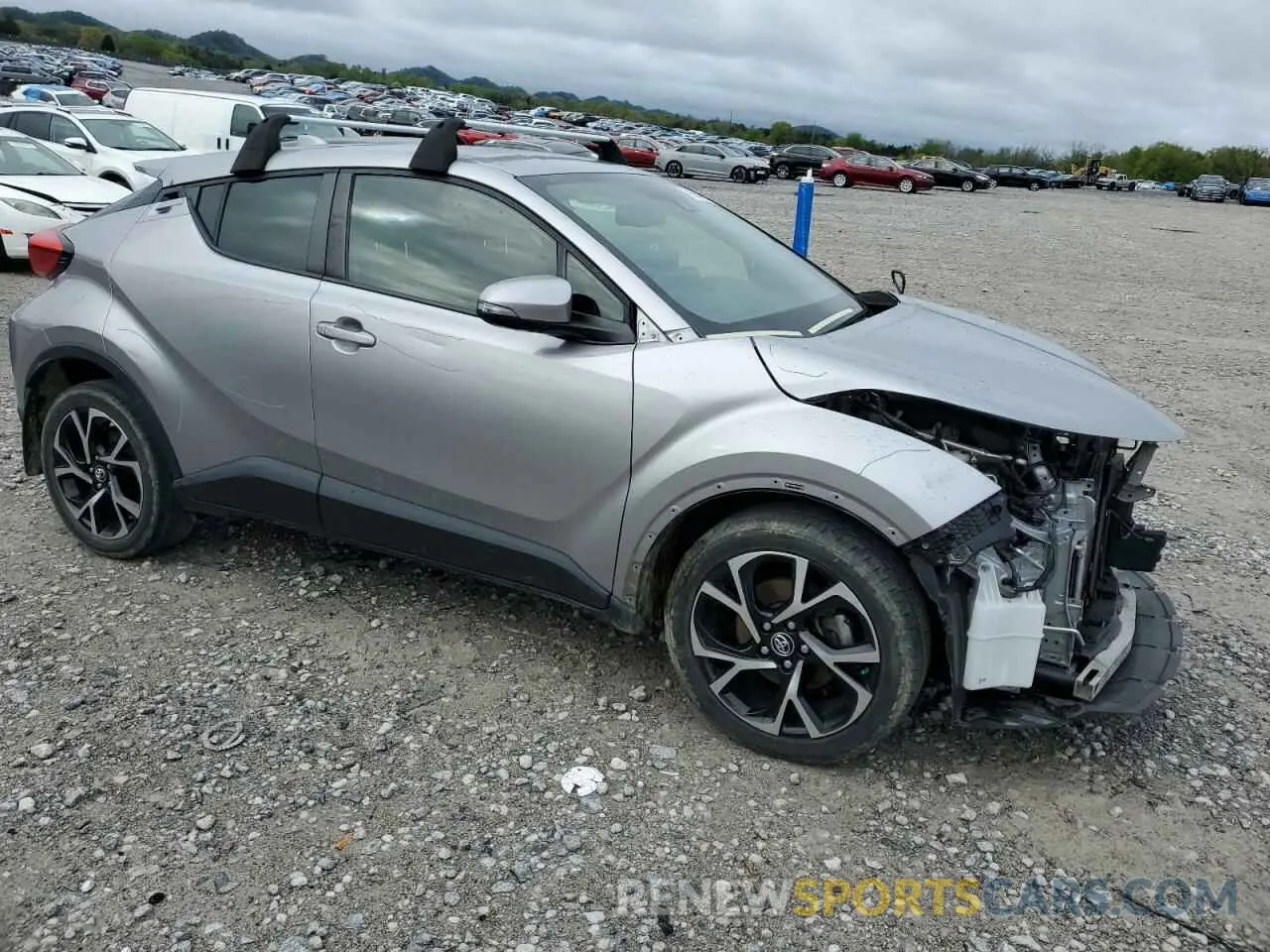 4 Фотография поврежденного автомобиля JTNKHMBX7K1048428 TOYOTA C-HR 2019