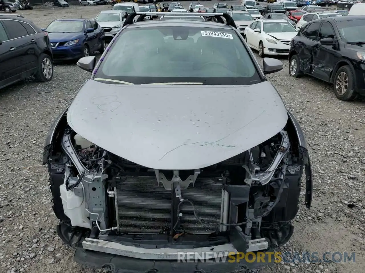 5 Фотография поврежденного автомобиля JTNKHMBX7K1048428 TOYOTA C-HR 2019