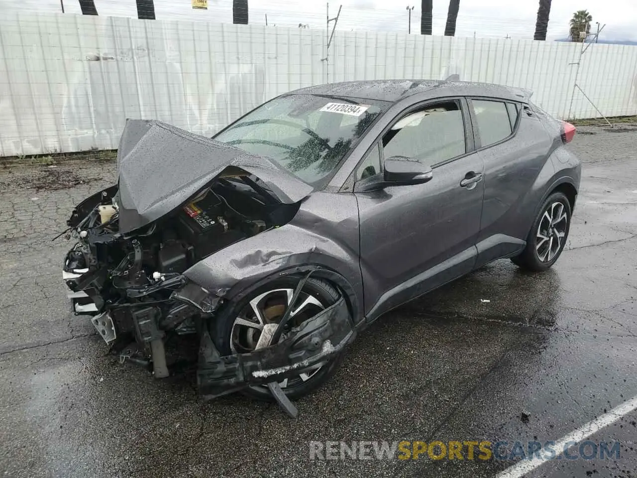 1 Фотография поврежденного автомобиля JTNKHMBX7K1052530 TOYOTA C-HR 2019