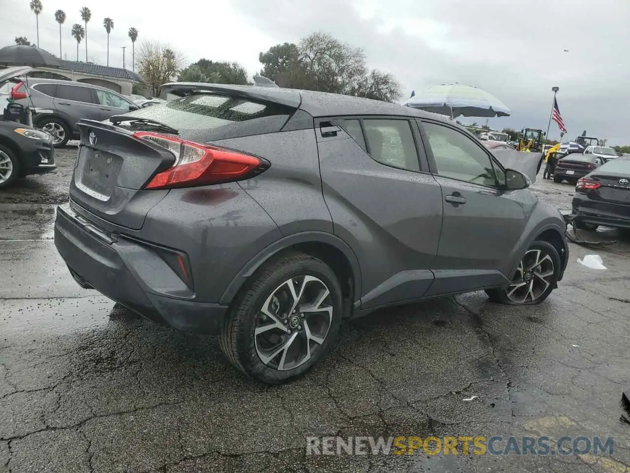 3 Фотография поврежденного автомобиля JTNKHMBX7K1052530 TOYOTA C-HR 2019