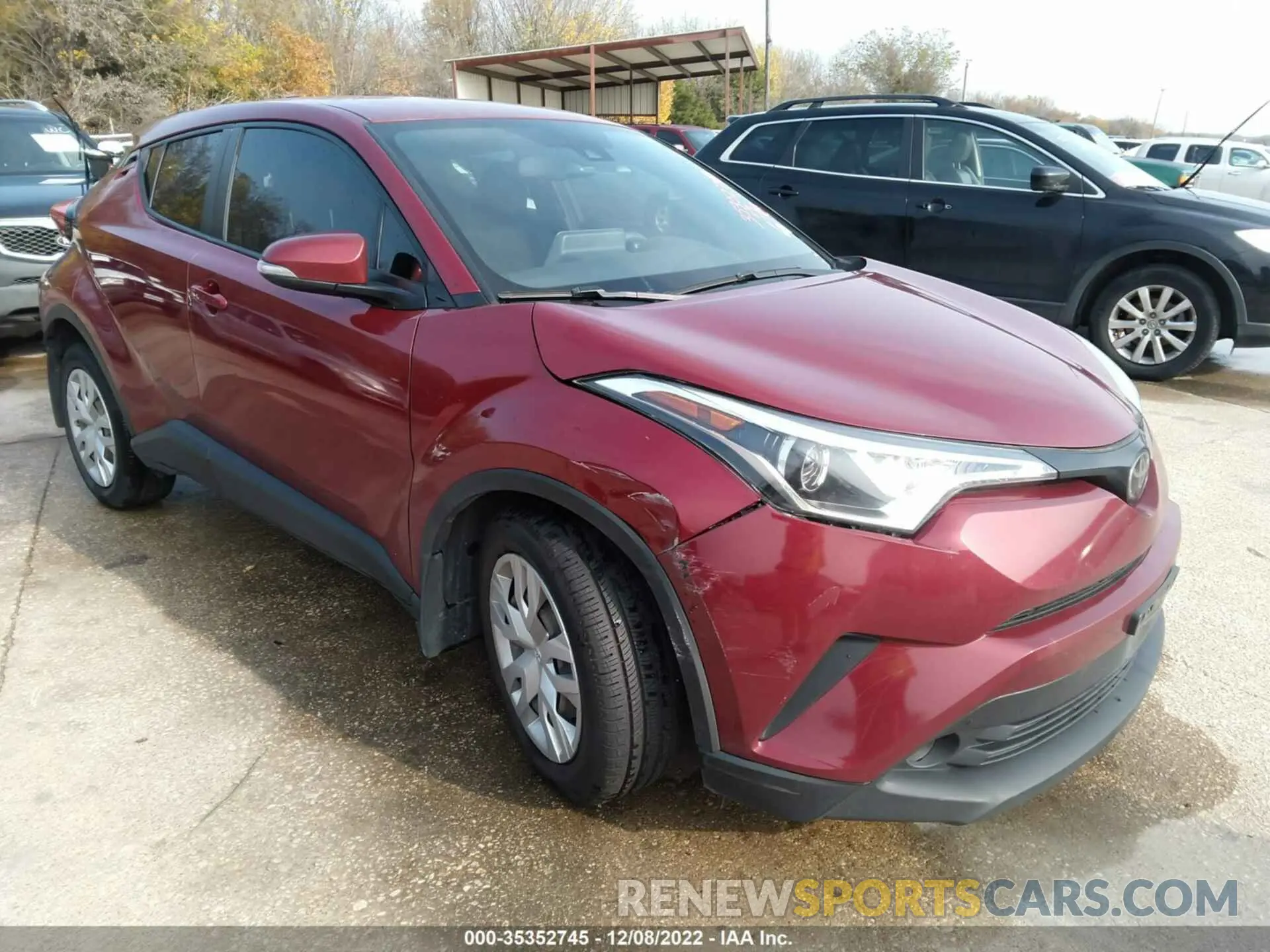 1 Photograph of a damaged car JTNKHMBX7K1053550 TOYOTA C-HR 2019