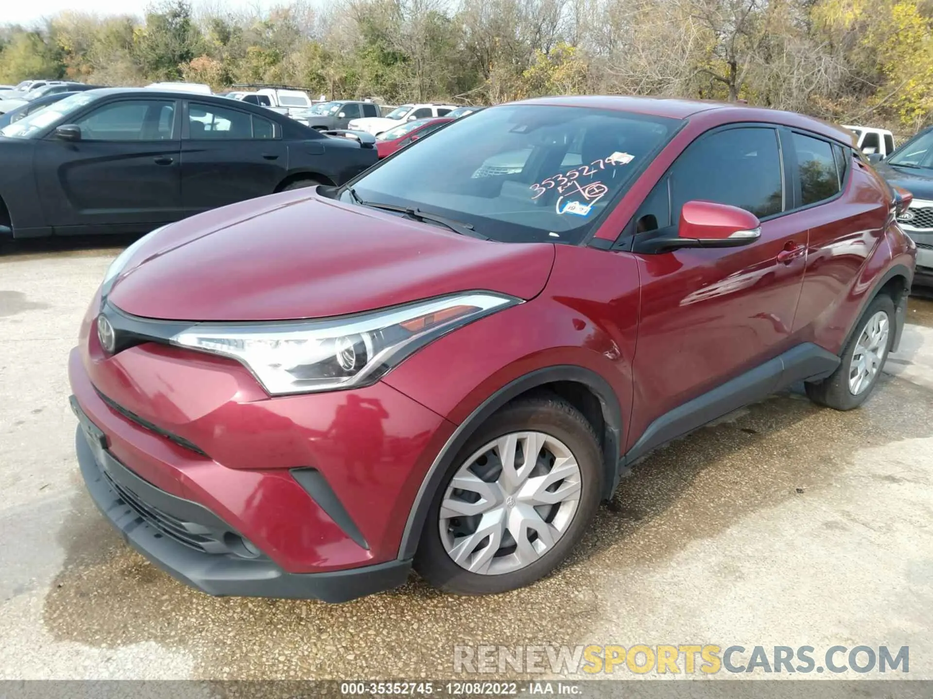 2 Photograph of a damaged car JTNKHMBX7K1053550 TOYOTA C-HR 2019
