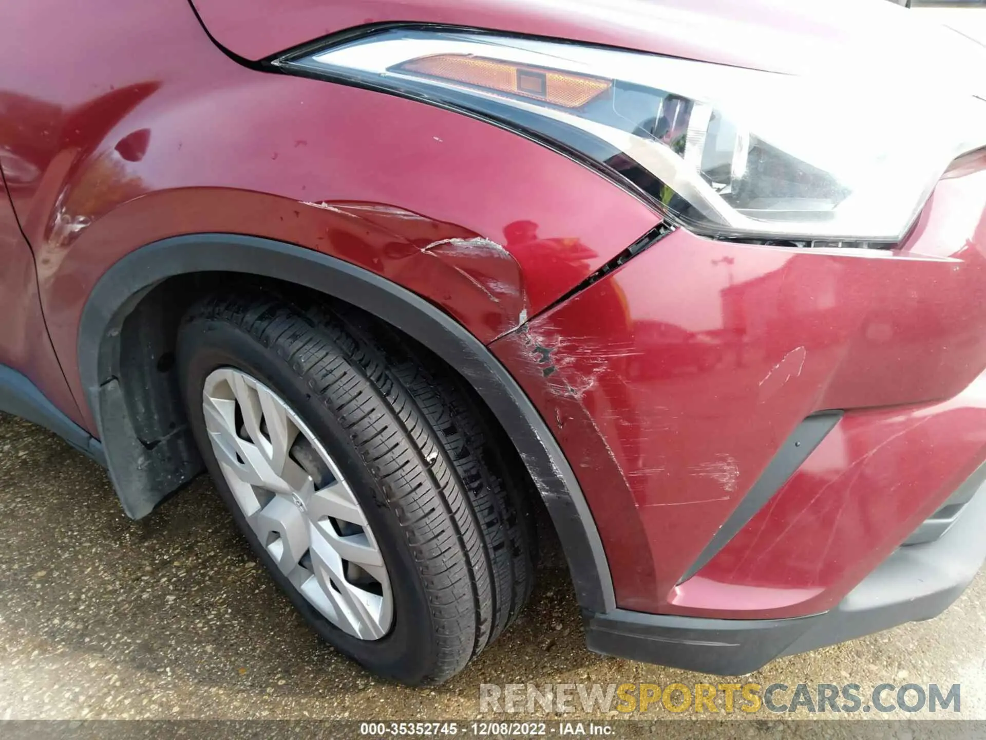 6 Photograph of a damaged car JTNKHMBX7K1053550 TOYOTA C-HR 2019
