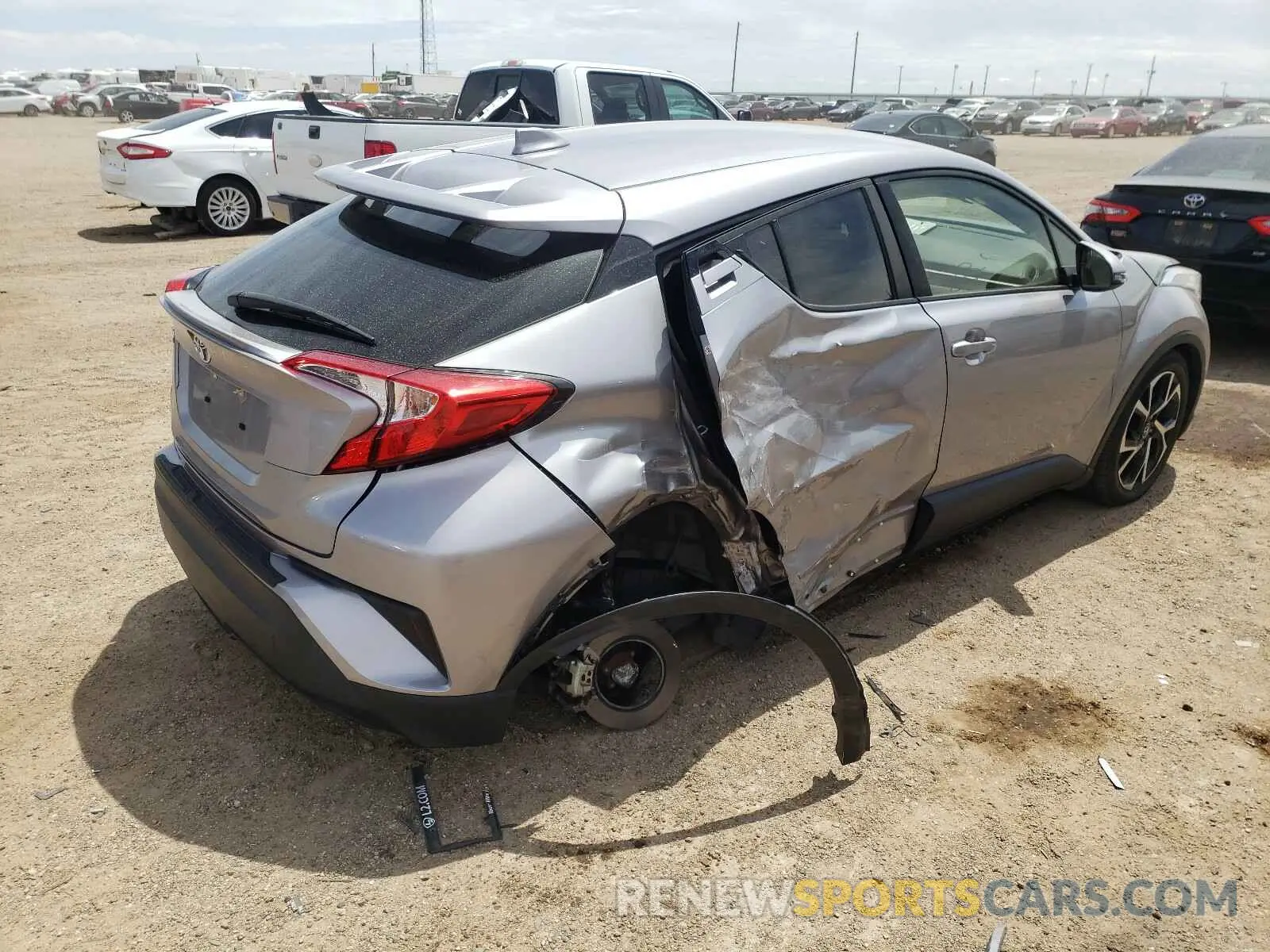 9 Photograph of a damaged car JTNKHMBX8K1015650 TOYOTA C-HR 2019