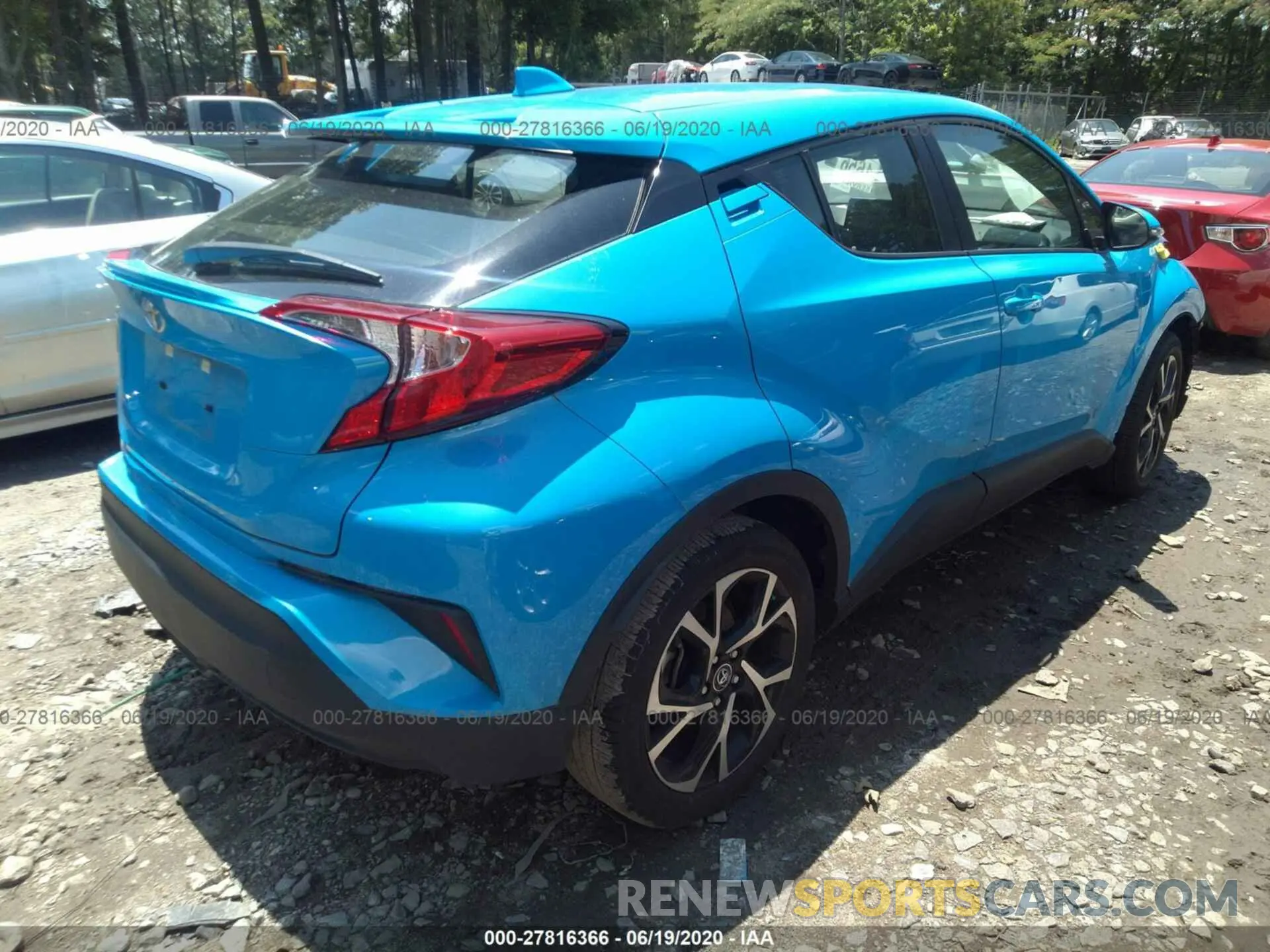 4 Photograph of a damaged car JTNKHMBX8K1018967 TOYOTA C-HR 2019
