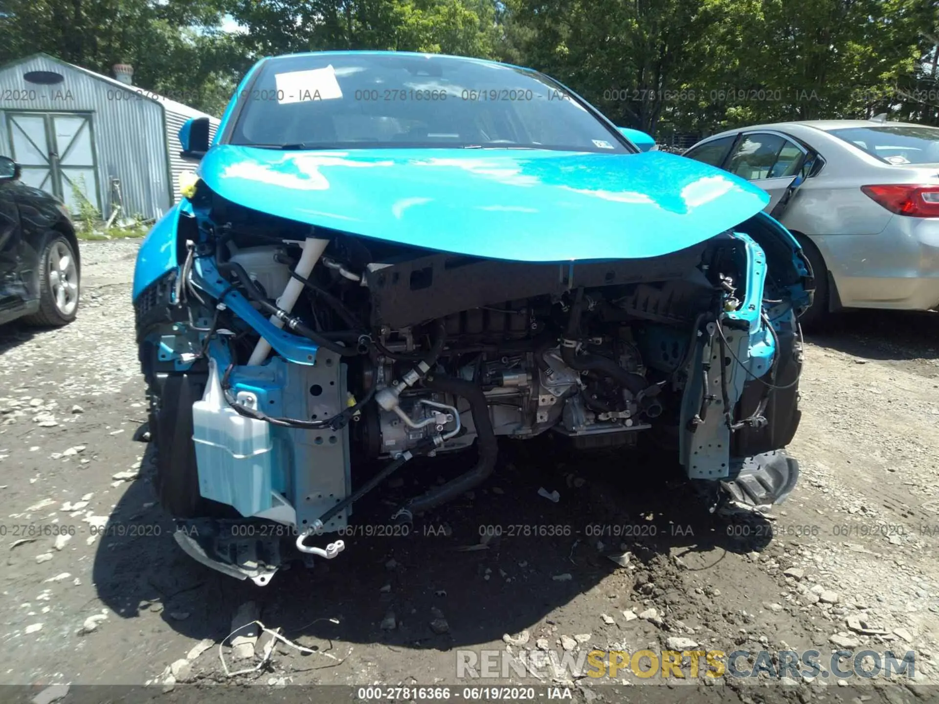 6 Photograph of a damaged car JTNKHMBX8K1018967 TOYOTA C-HR 2019