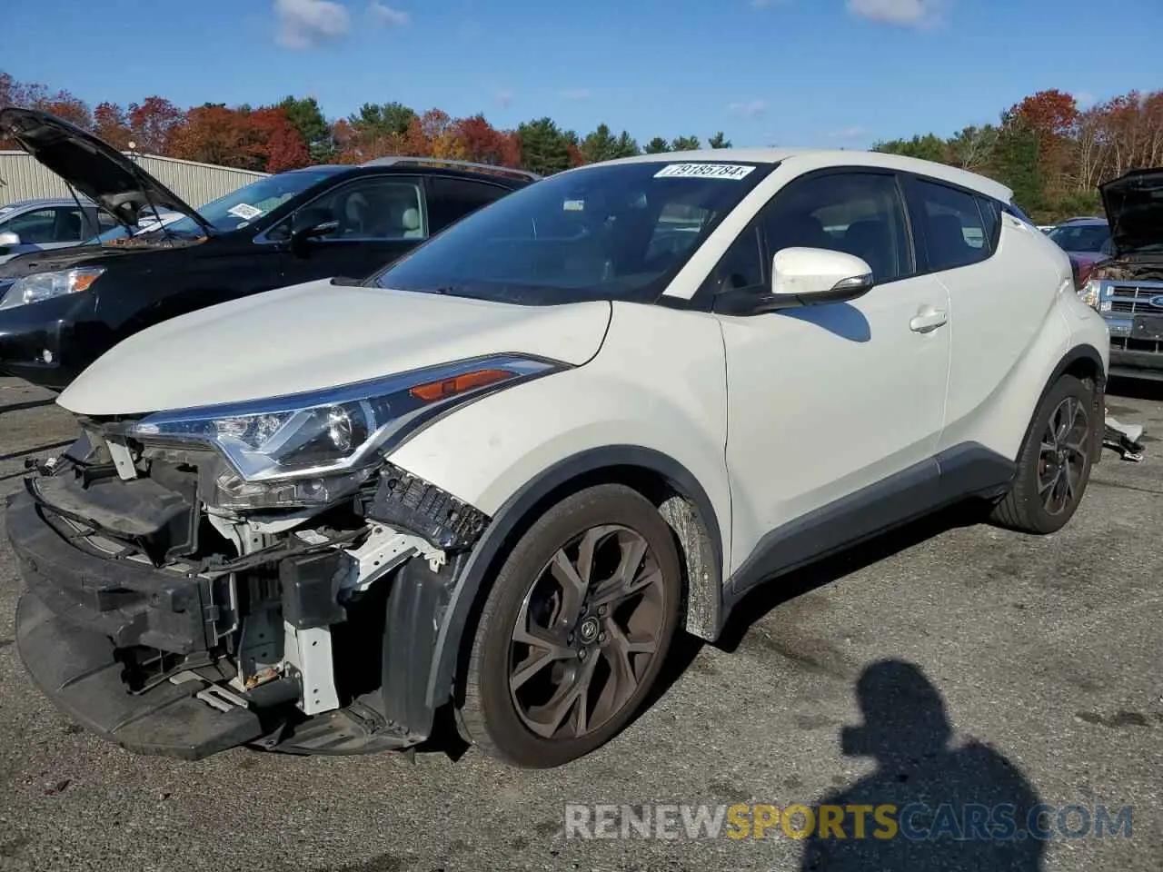 1 Фотография поврежденного автомобиля JTNKHMBX8K1019357 TOYOTA C-HR 2019