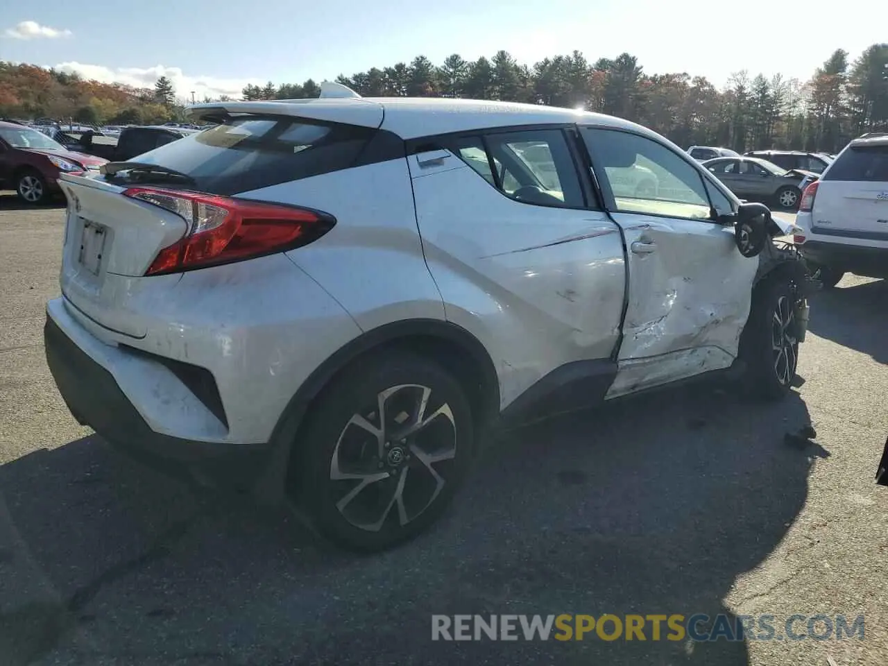 3 Фотография поврежденного автомобиля JTNKHMBX8K1019357 TOYOTA C-HR 2019