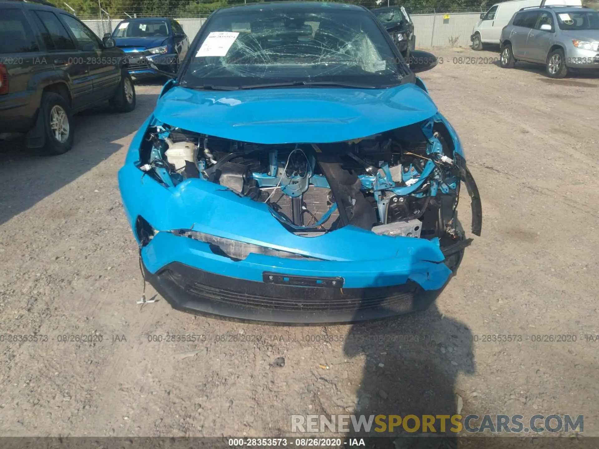 6 Photograph of a damaged car JTNKHMBX8K1020346 TOYOTA C-HR 2019
