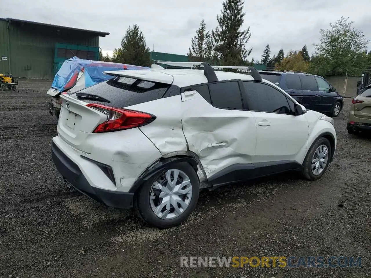 3 Photograph of a damaged car JTNKHMBX8K1021335 TOYOTA C-HR 2019