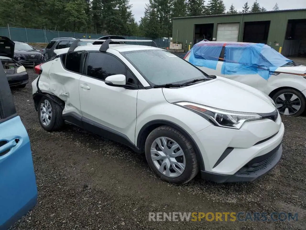 4 Photograph of a damaged car JTNKHMBX8K1021335 TOYOTA C-HR 2019
