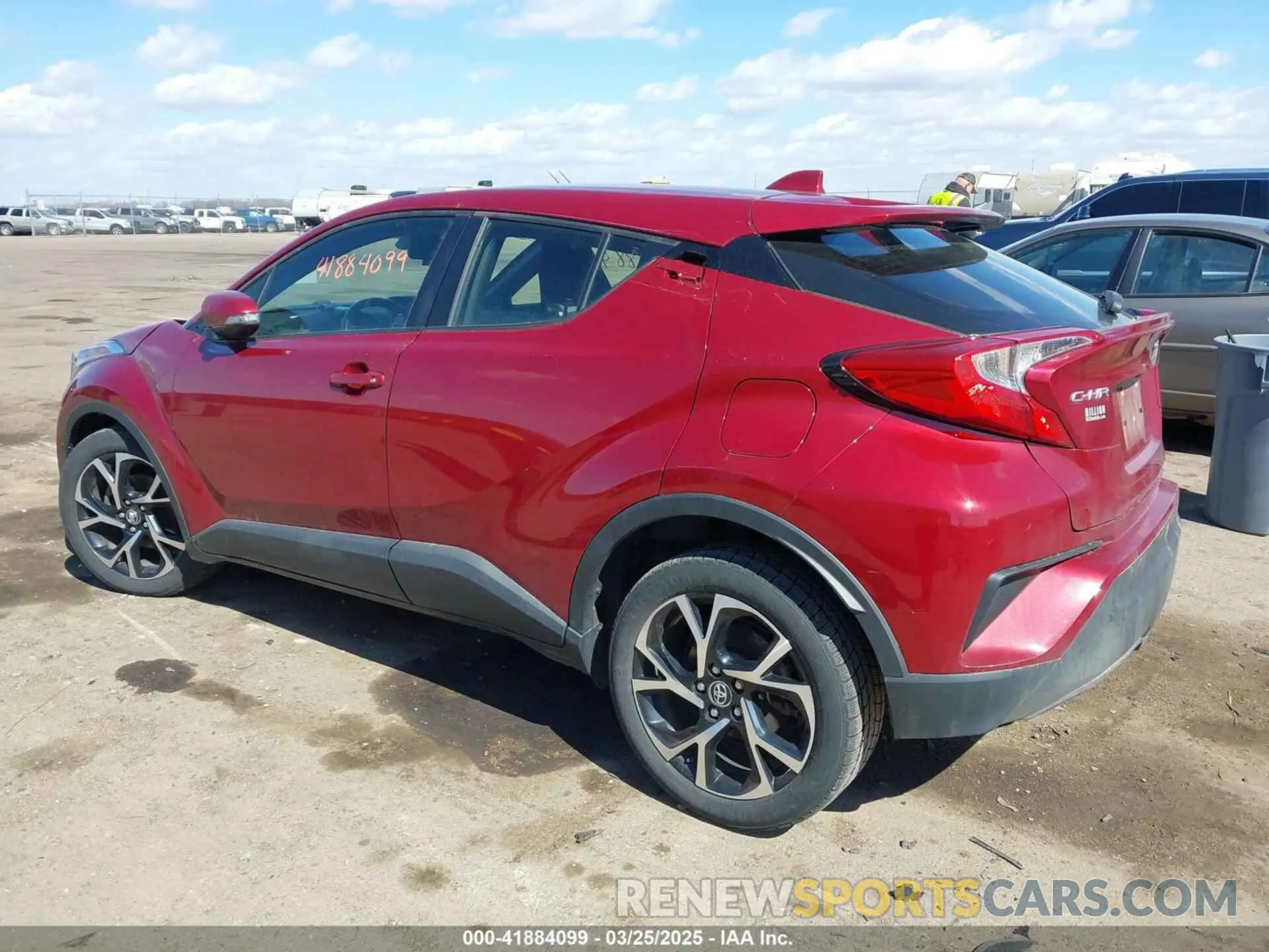 3 Photograph of a damaged car JTNKHMBX8K1031802 TOYOTA C-HR 2019