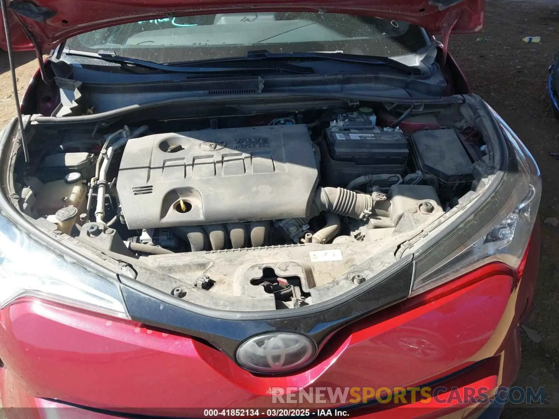 10 Фотография поврежденного автомобиля JTNKHMBX8K1032206 TOYOTA C-HR 2019
