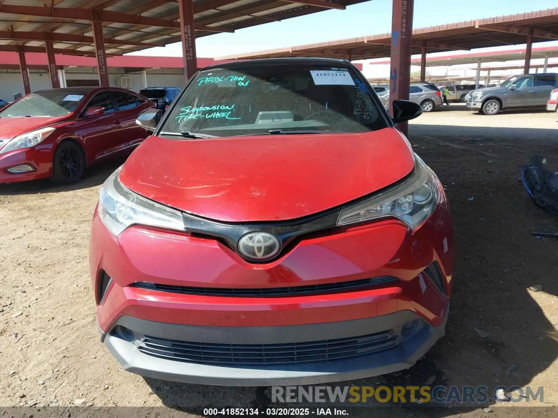 12 Фотография поврежденного автомобиля JTNKHMBX8K1032206 TOYOTA C-HR 2019