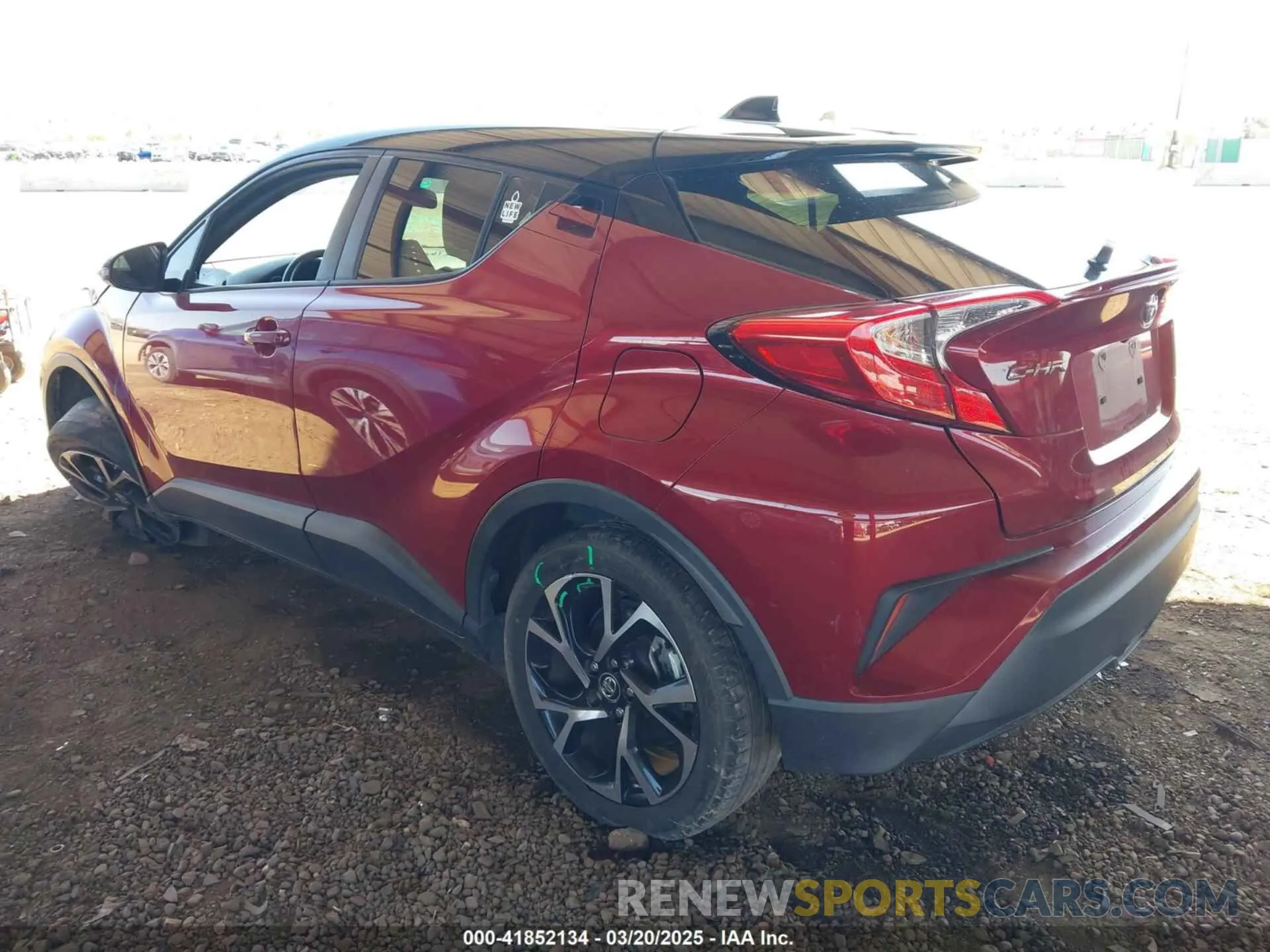 3 Фотография поврежденного автомобиля JTNKHMBX8K1032206 TOYOTA C-HR 2019