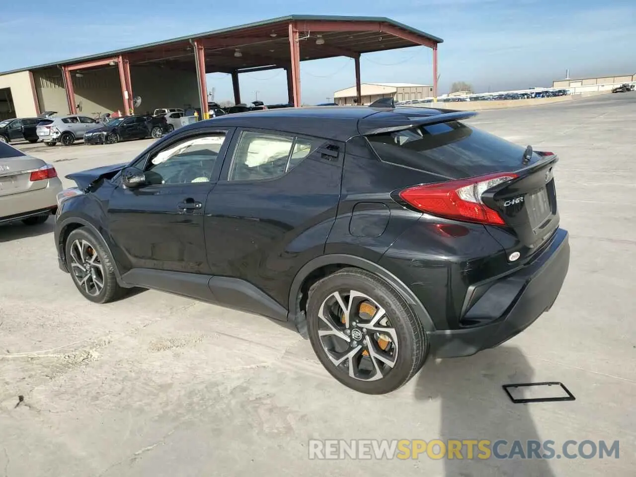2 Фотография поврежденного автомобиля JTNKHMBX8K1032593 TOYOTA C-HR 2019