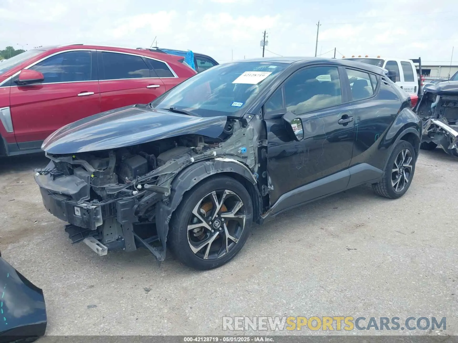 2 Photograph of a damaged car JTNKHMBX8K1036868 TOYOTA C-HR 2019