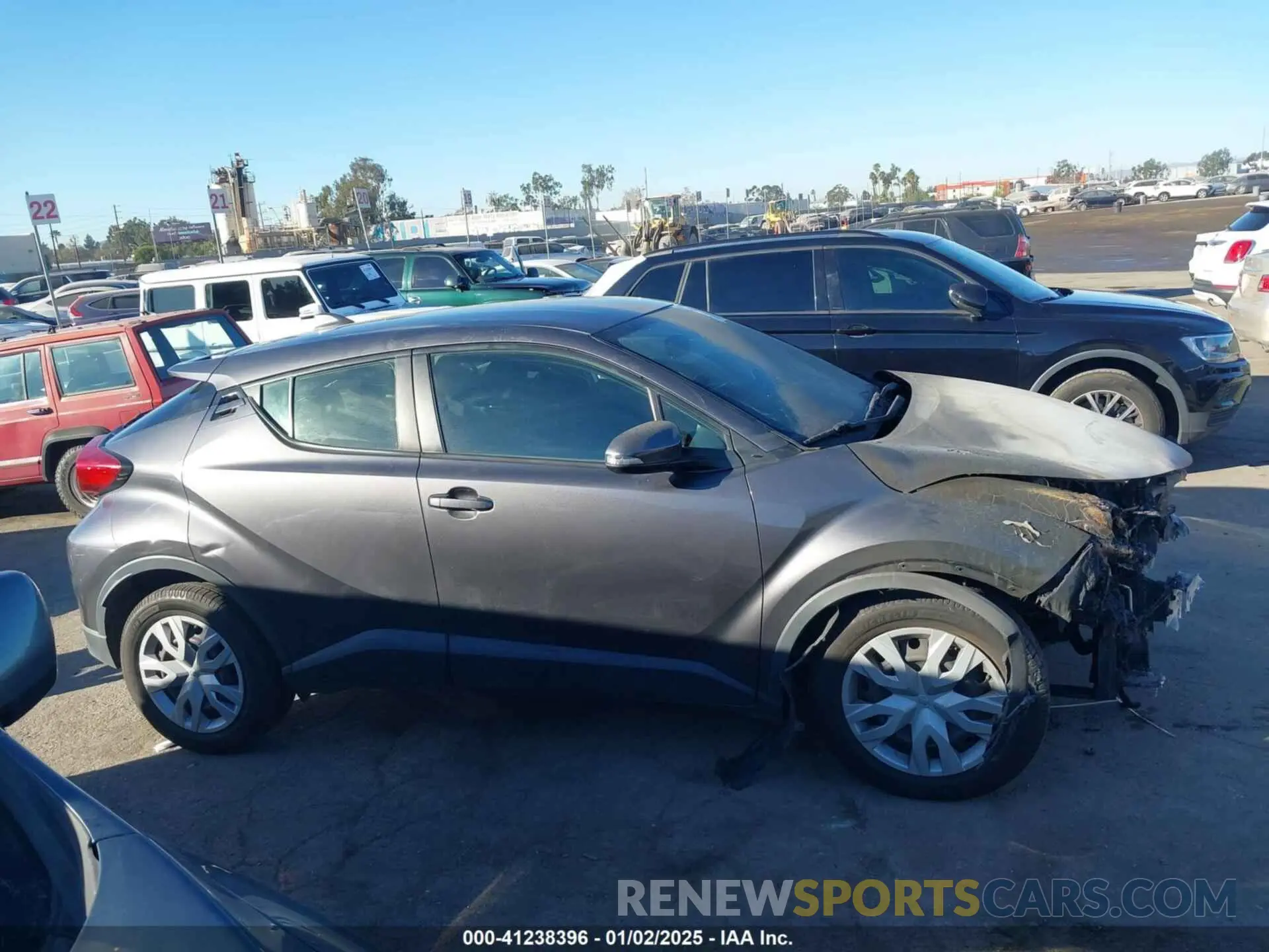 12 Фотография поврежденного автомобиля JTNKHMBX8K1037552 TOYOTA C-HR 2019