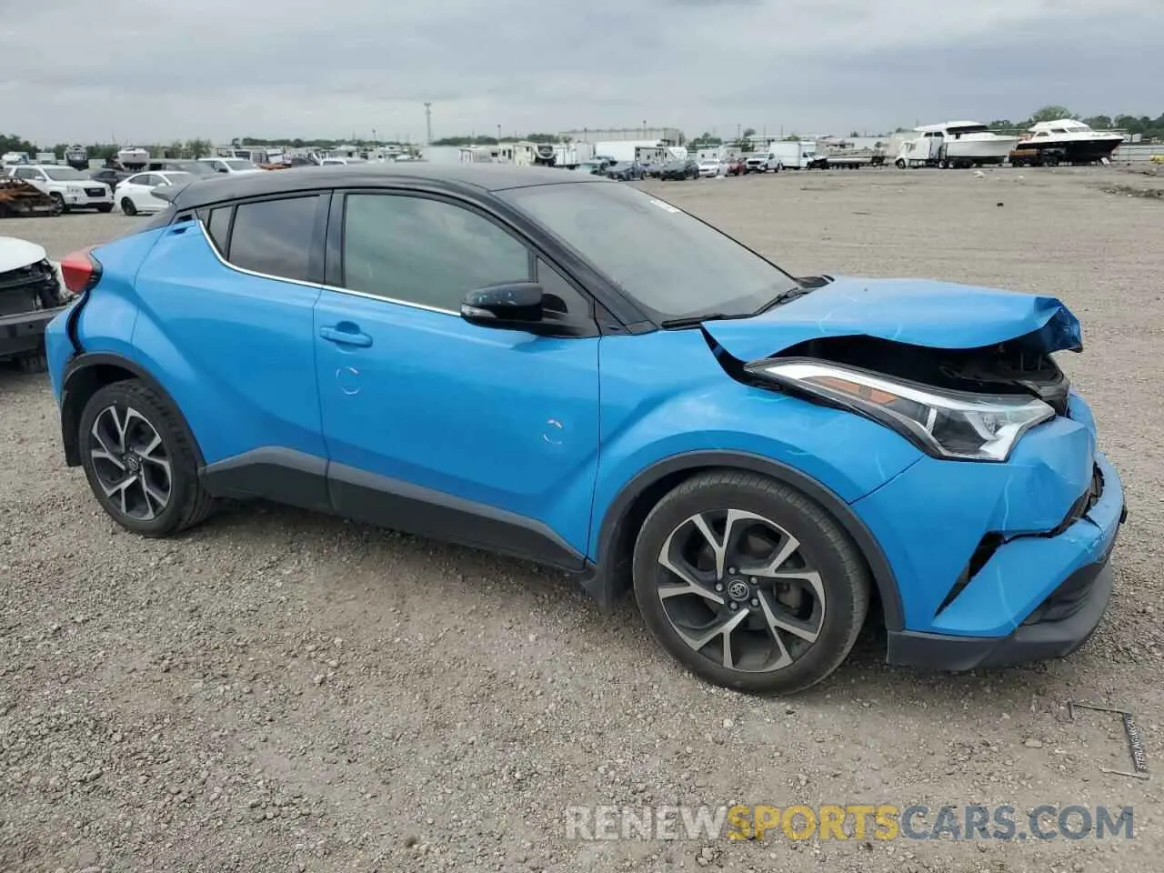 4 Photograph of a damaged car JTNKHMBX8K1044226 TOYOTA C-HR 2019