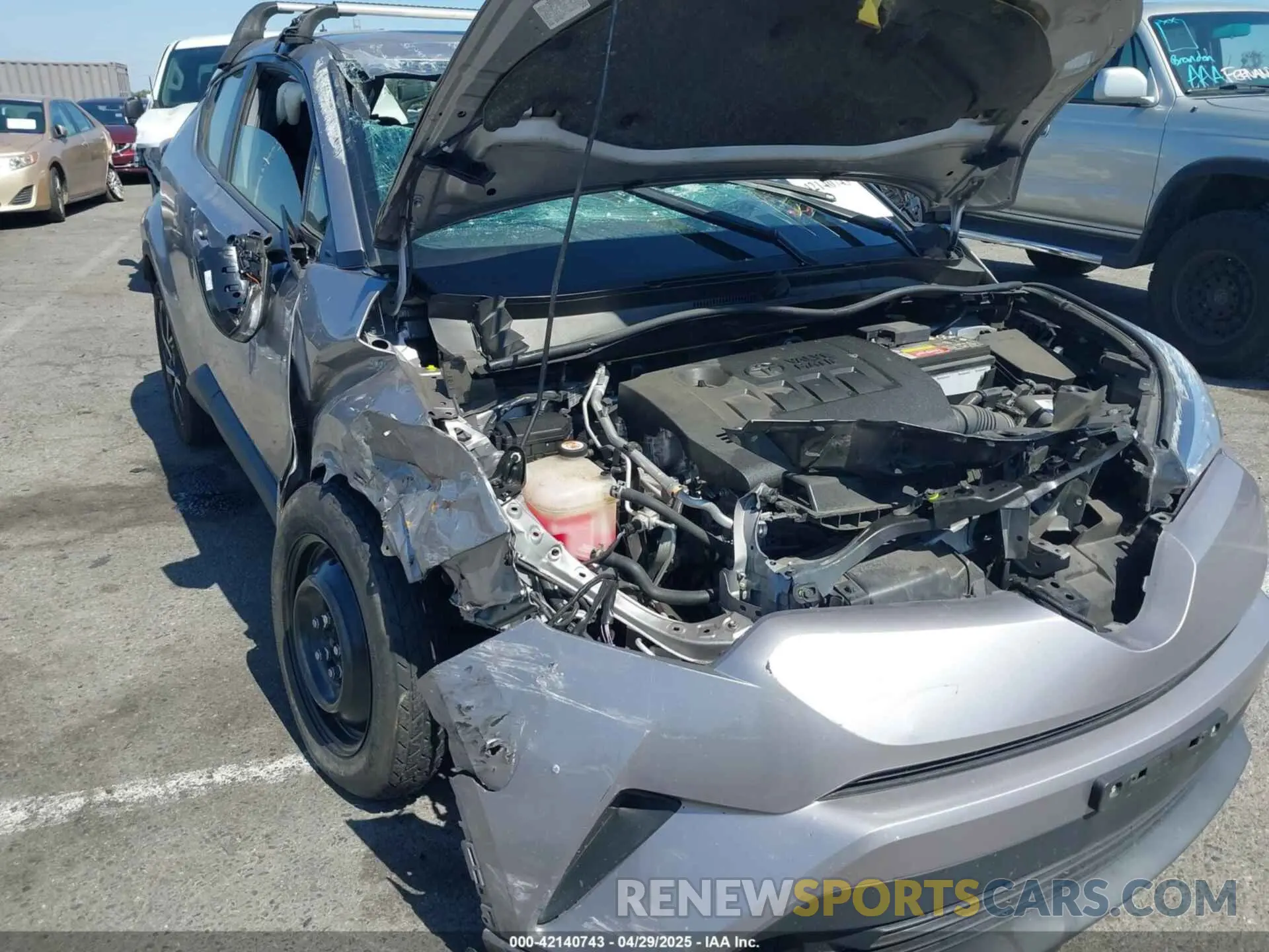 6 Photograph of a damaged car JTNKHMBX8K1046347 TOYOTA C-HR 2019