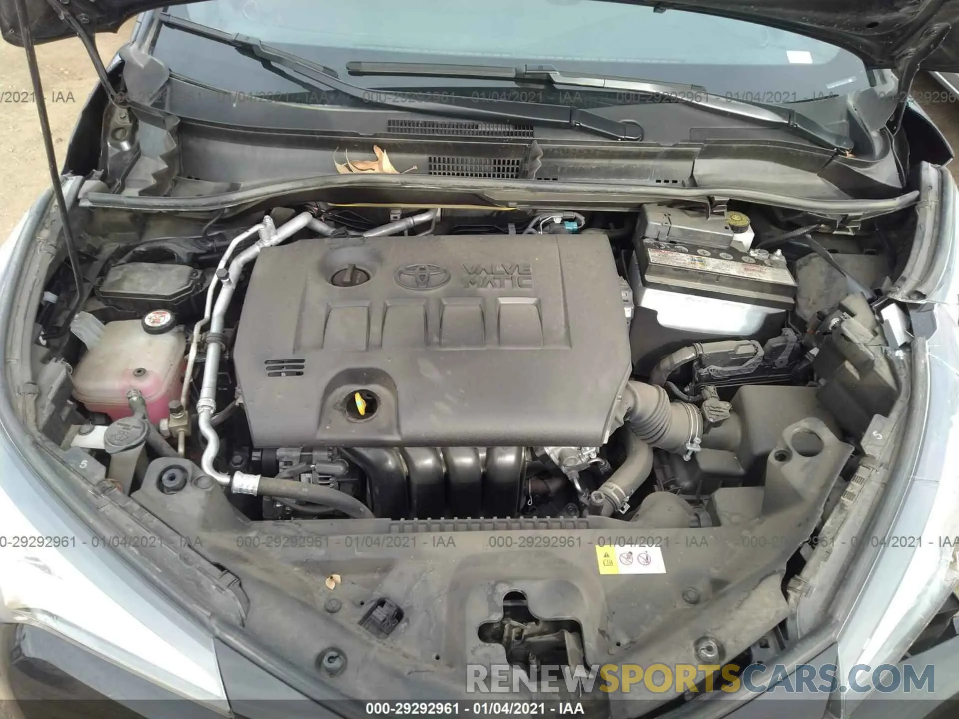 10 Photograph of a damaged car JTNKHMBX8K1049667 TOYOTA C-HR 2019