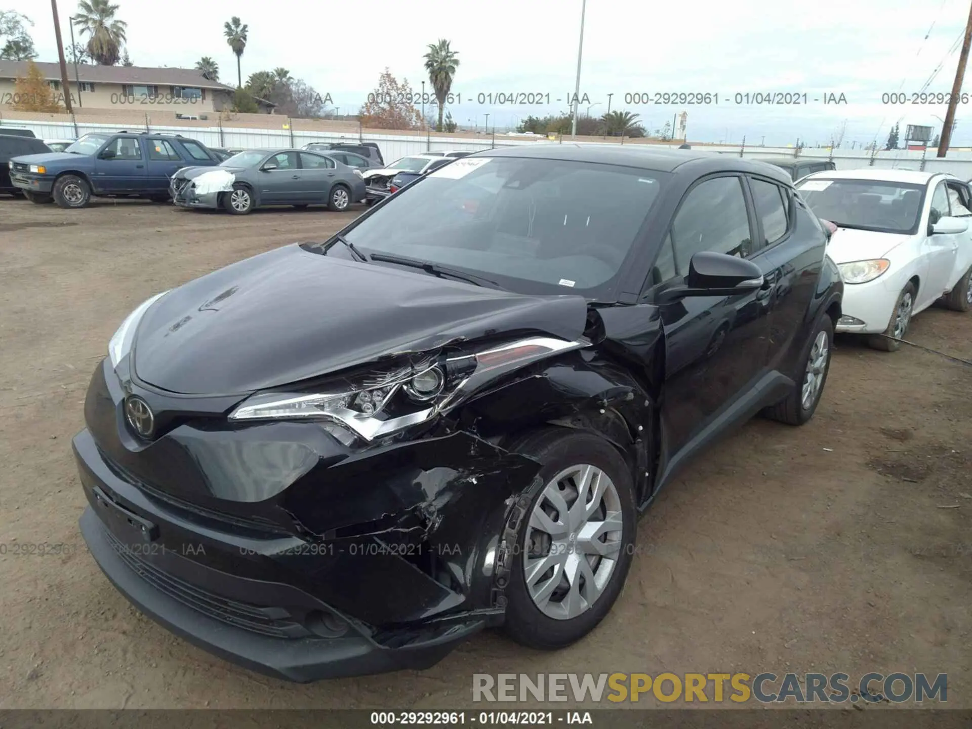 2 Photograph of a damaged car JTNKHMBX8K1049667 TOYOTA C-HR 2019