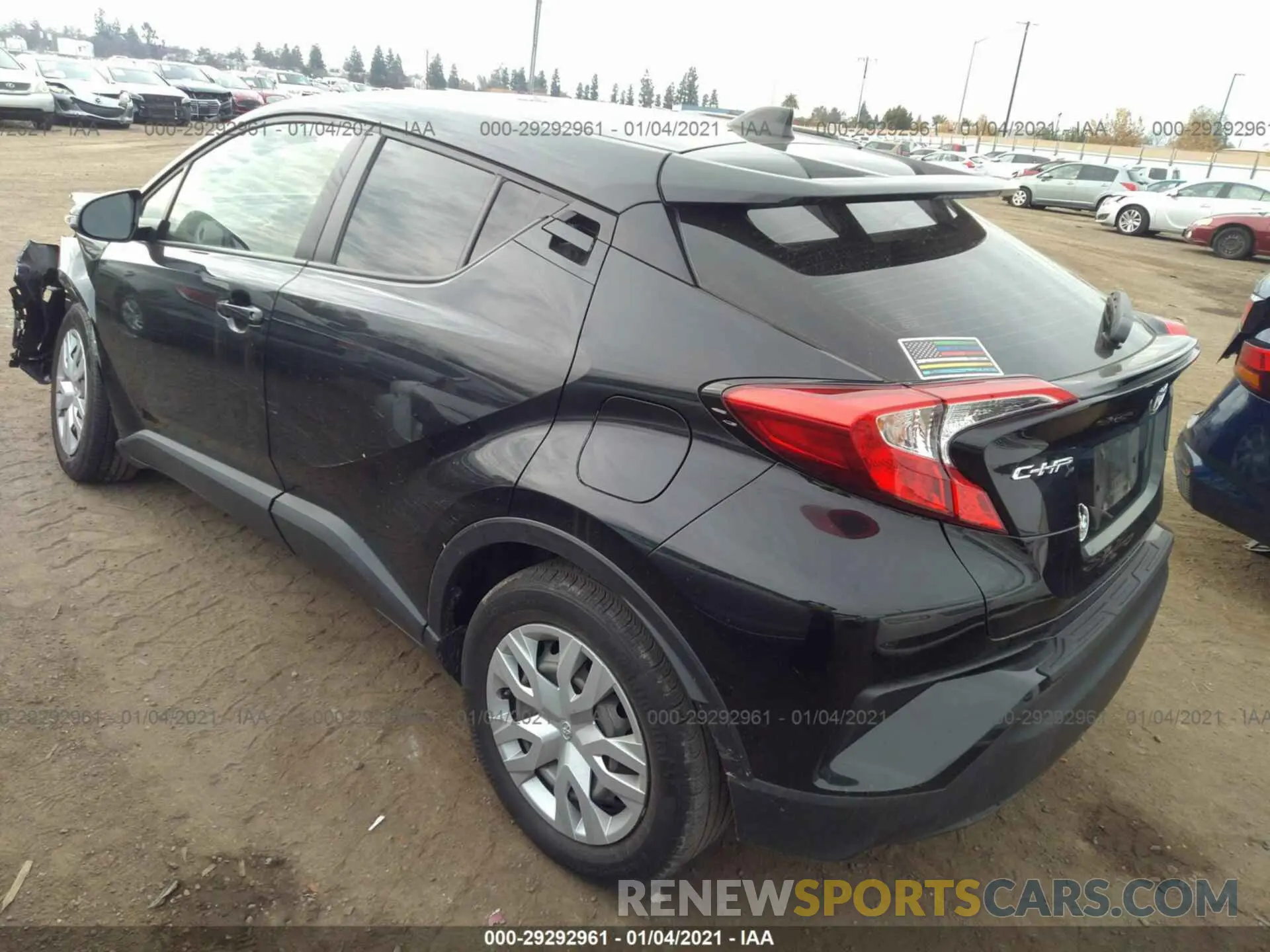 3 Photograph of a damaged car JTNKHMBX8K1049667 TOYOTA C-HR 2019