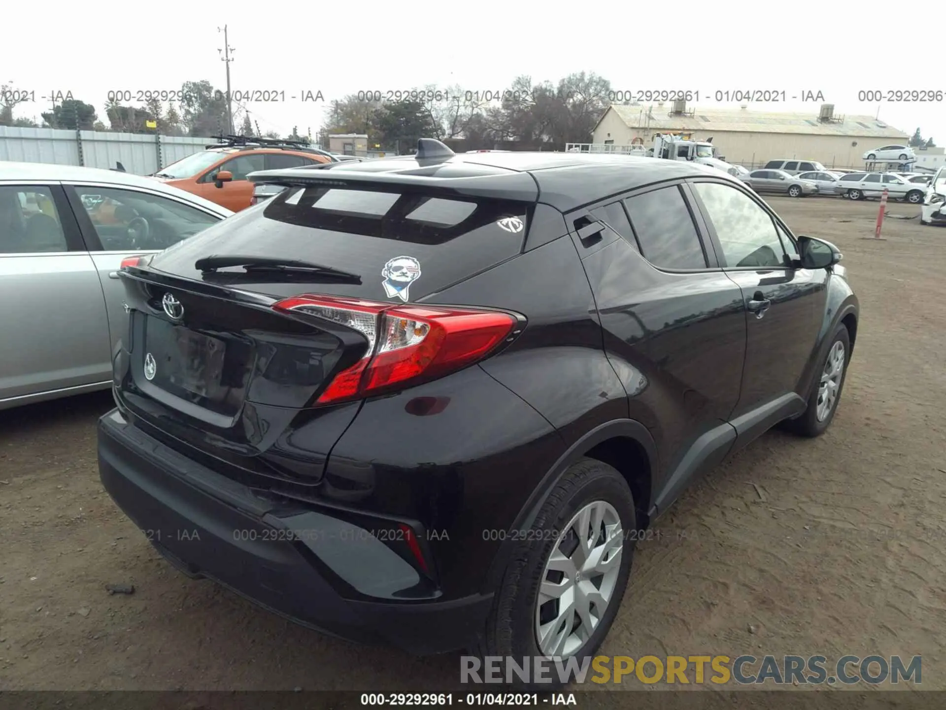 4 Photograph of a damaged car JTNKHMBX8K1049667 TOYOTA C-HR 2019