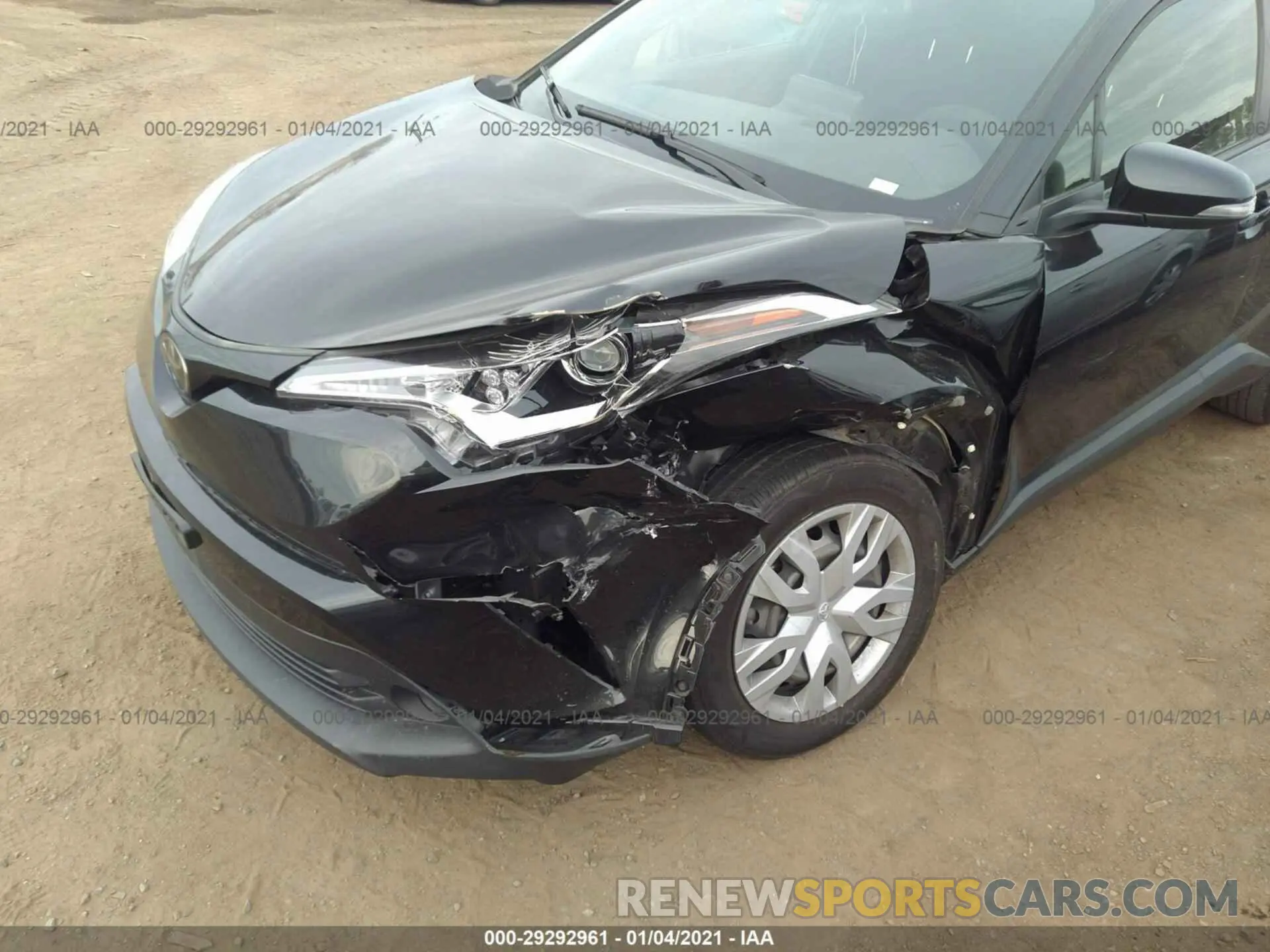6 Photograph of a damaged car JTNKHMBX8K1049667 TOYOTA C-HR 2019