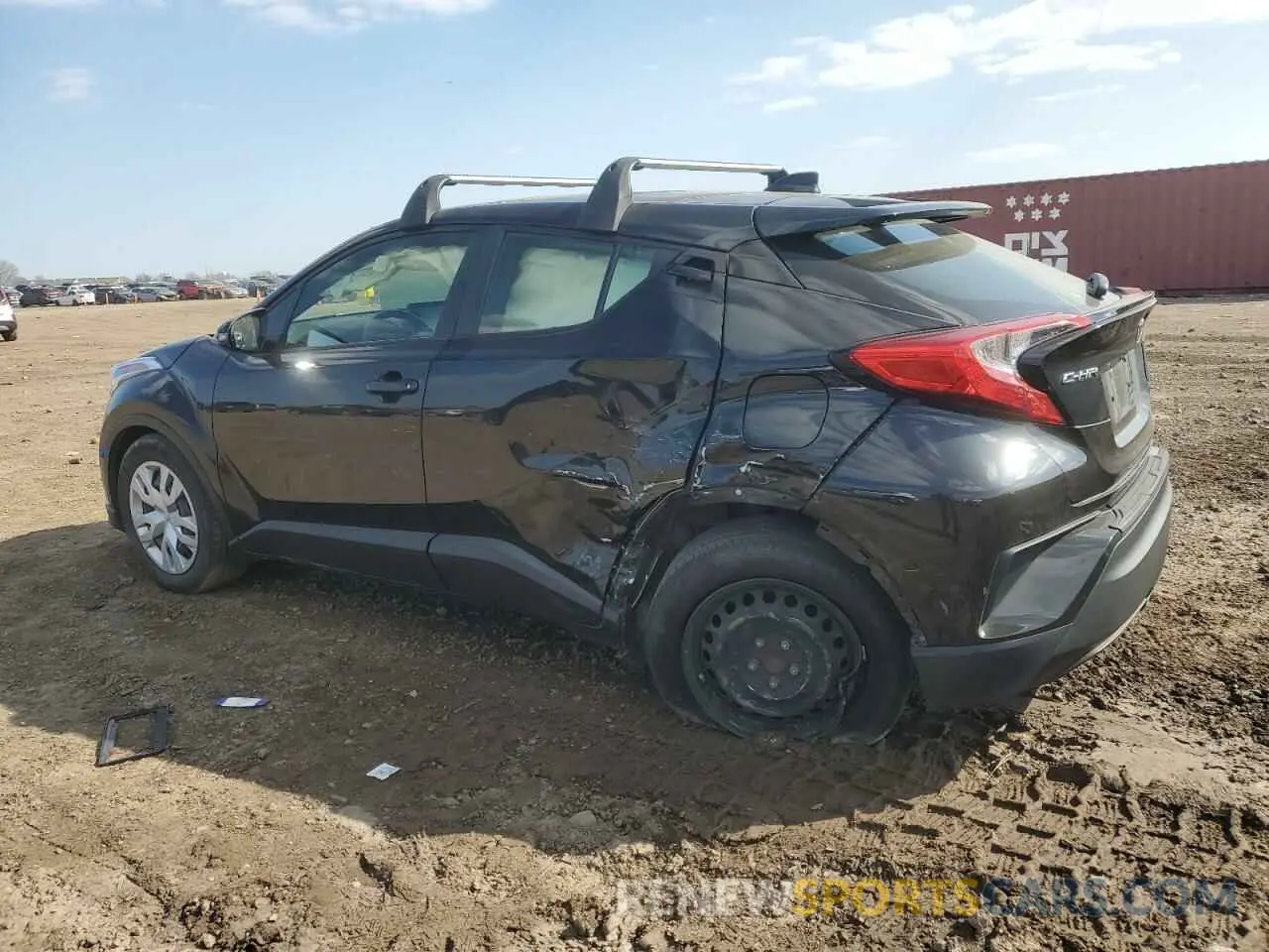 2 Photograph of a damaged car JTNKHMBX8K1054416 TOYOTA C-HR 2019
