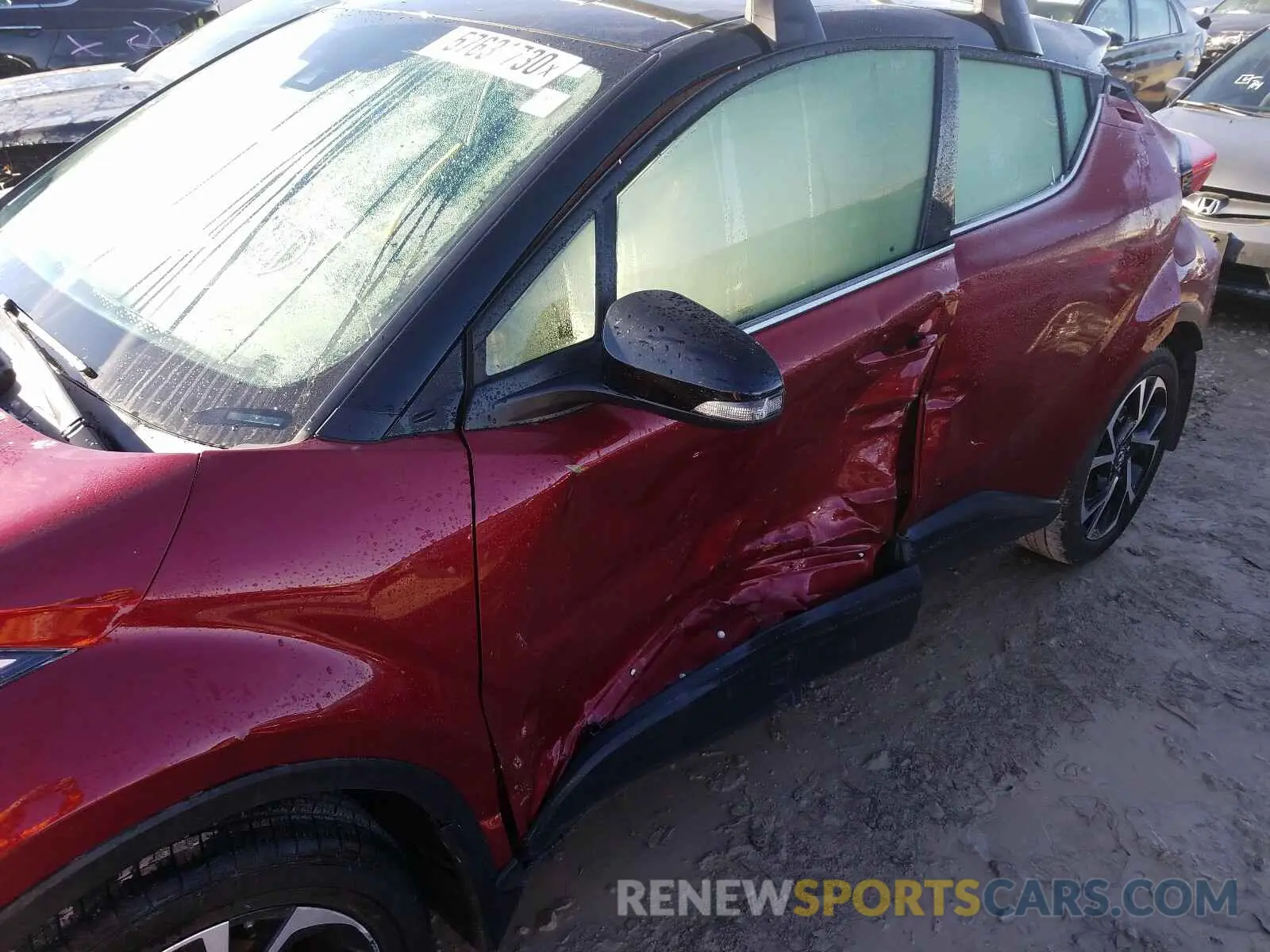 9 Photograph of a damaged car JTNKHMBX8K1058126 TOYOTA C-HR 2019