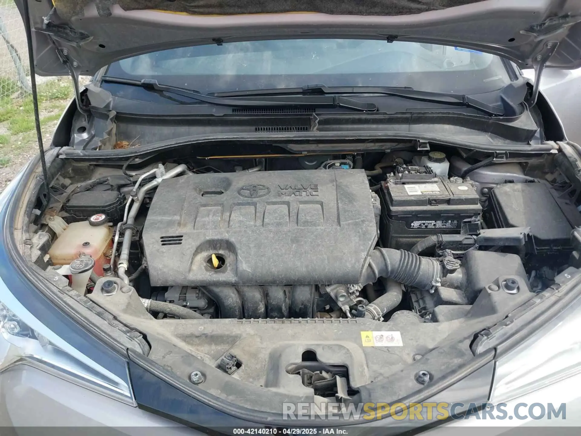 10 Photograph of a damaged car JTNKHMBX9K1014121 TOYOTA C-HR 2019