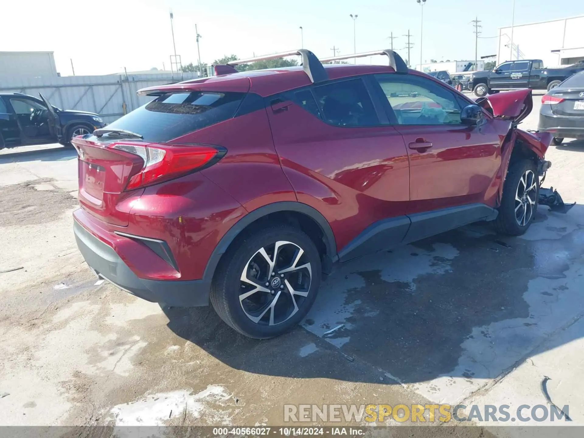 4 Photograph of a damaged car JTNKHMBX9K1016662 TOYOTA C-HR 2019