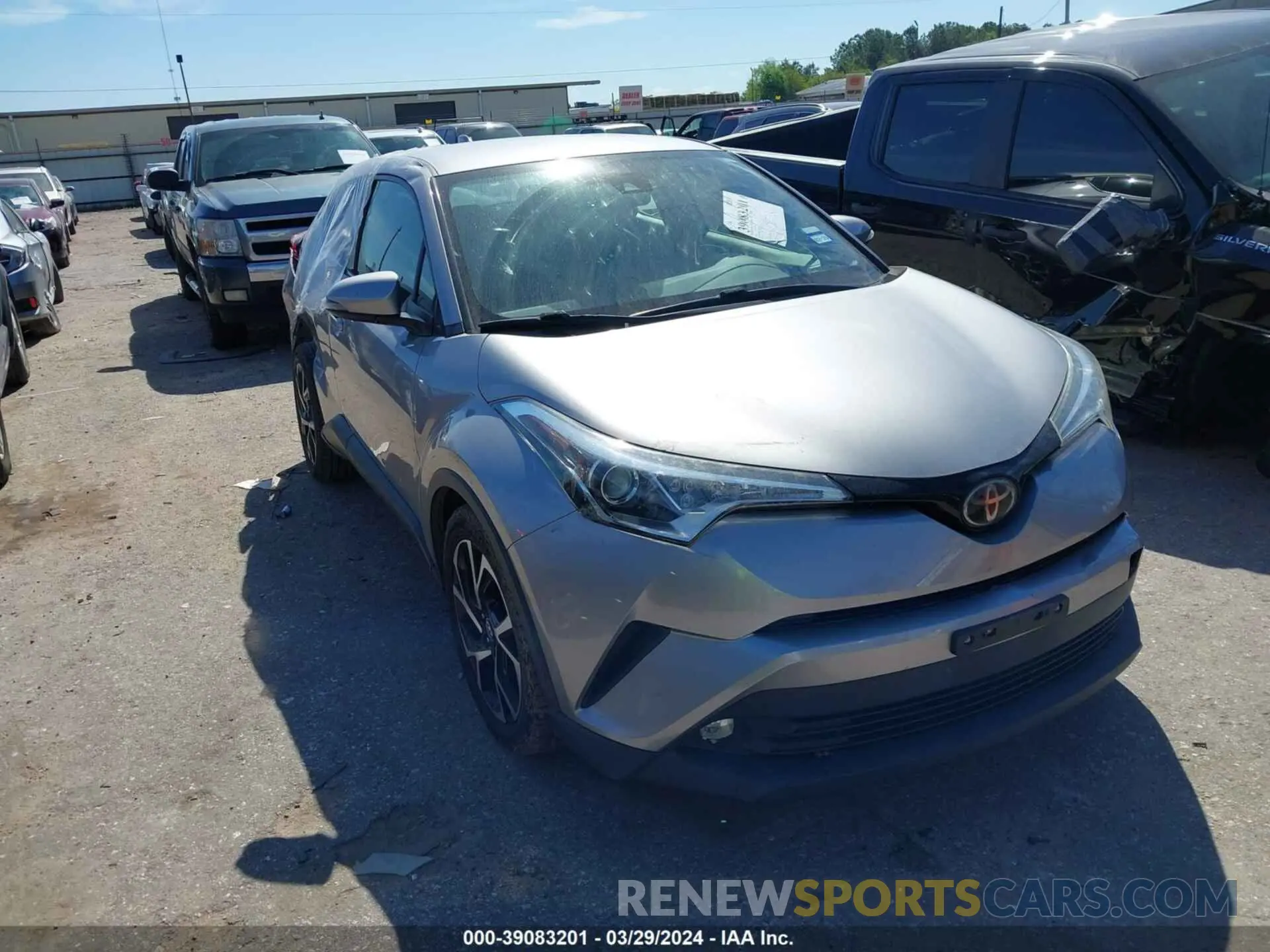 1 Photograph of a damaged car JTNKHMBX9K1017178 TOYOTA C-HR 2019