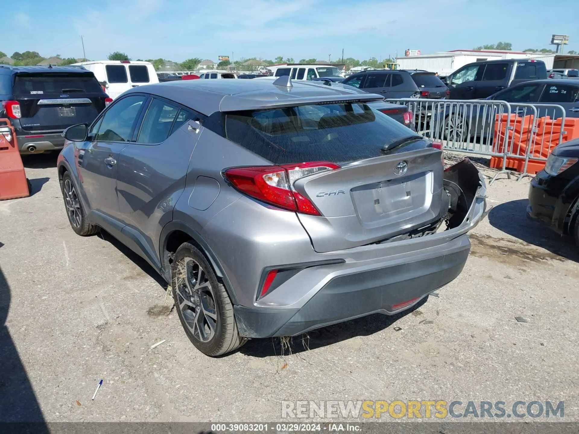 3 Photograph of a damaged car JTNKHMBX9K1017178 TOYOTA C-HR 2019