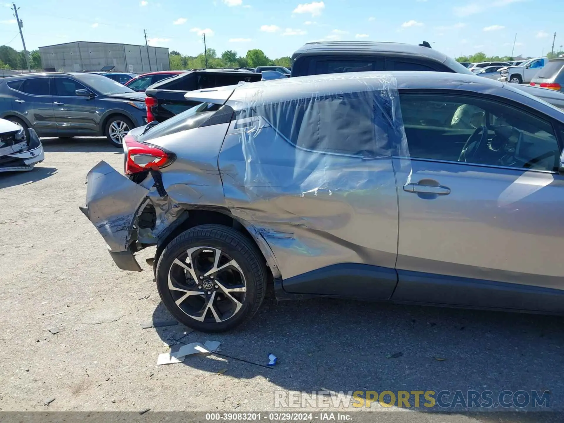 6 Photograph of a damaged car JTNKHMBX9K1017178 TOYOTA C-HR 2019
