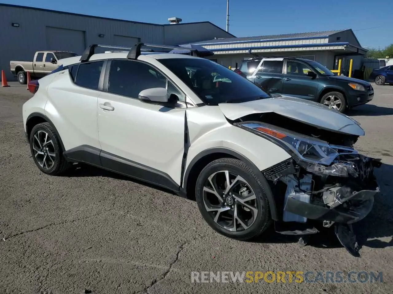 4 Photograph of a damaged car JTNKHMBX9K1045725 TOYOTA C-HR 2019