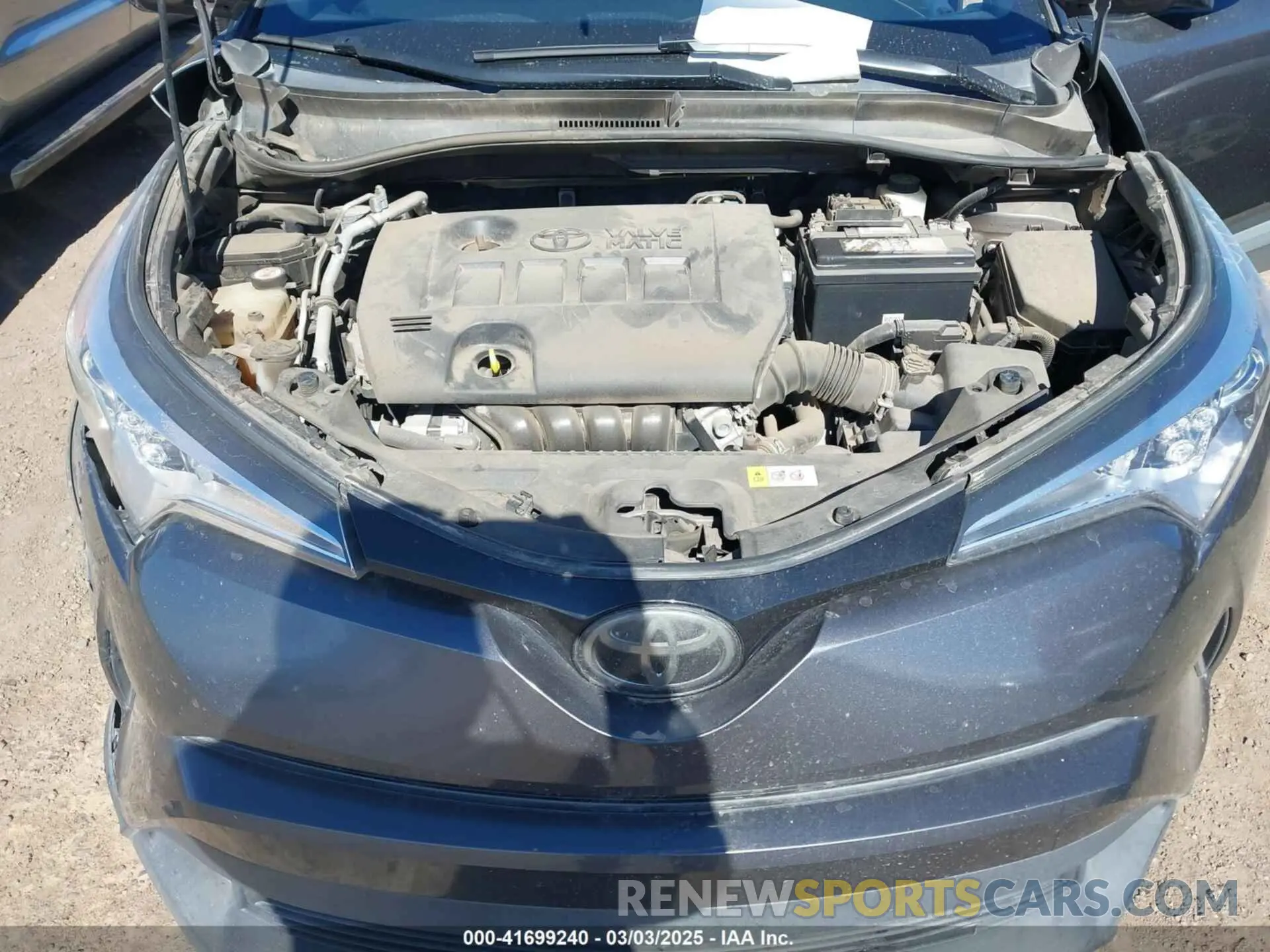 10 Photograph of a damaged car JTNKHMBX9K1049421 TOYOTA C-HR 2019