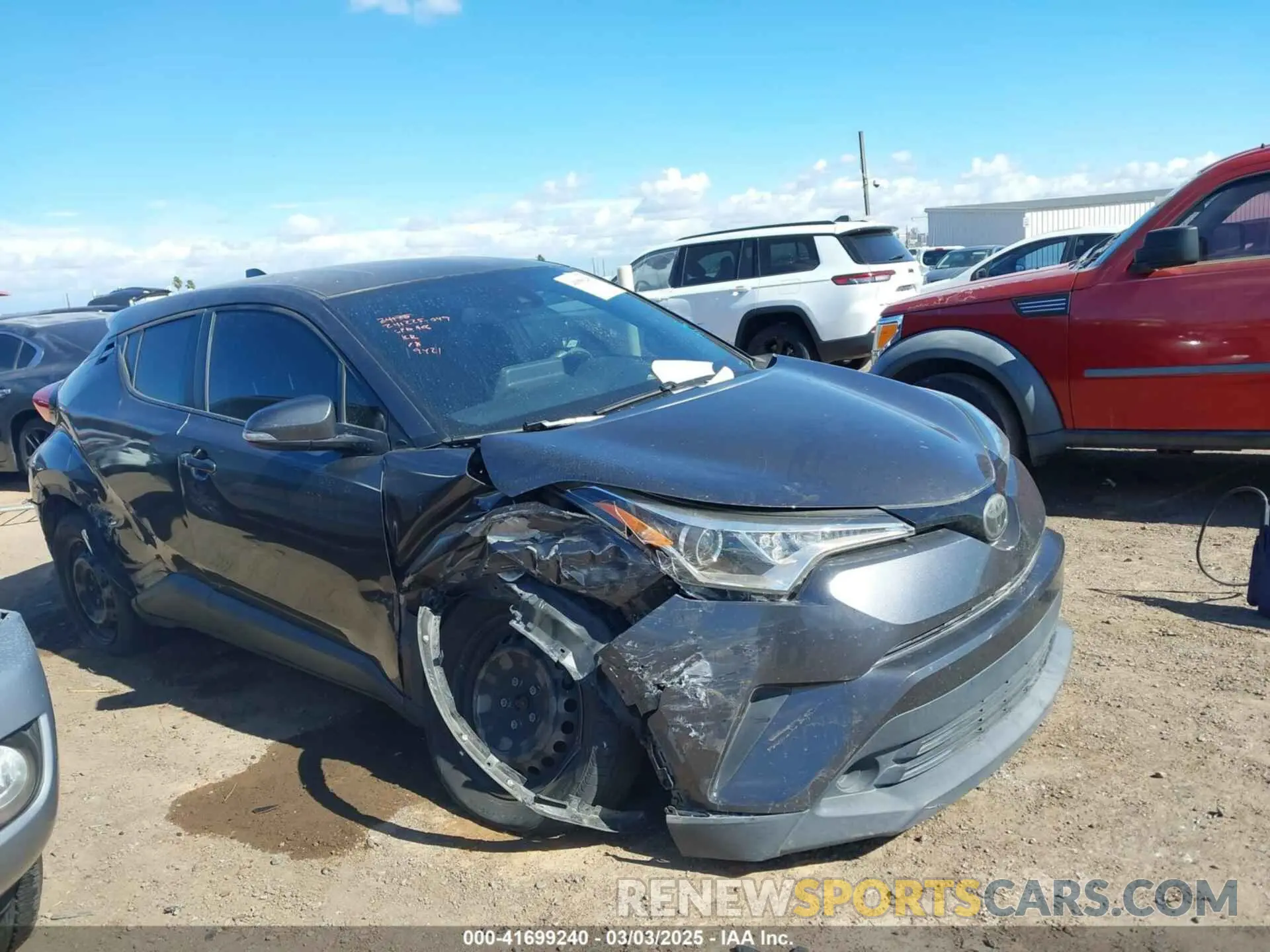 14 Photograph of a damaged car JTNKHMBX9K1049421 TOYOTA C-HR 2019