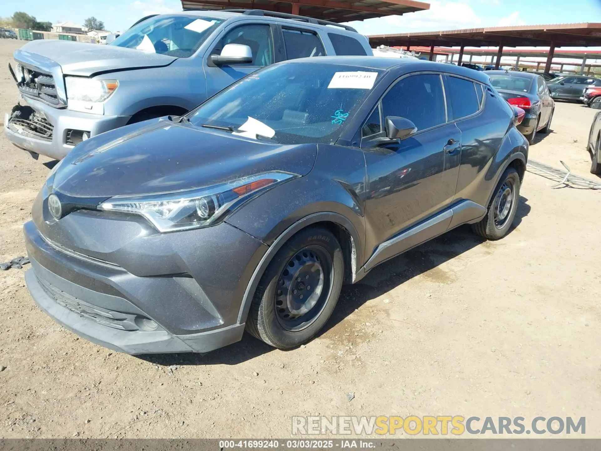 2 Photograph of a damaged car JTNKHMBX9K1049421 TOYOTA C-HR 2019
