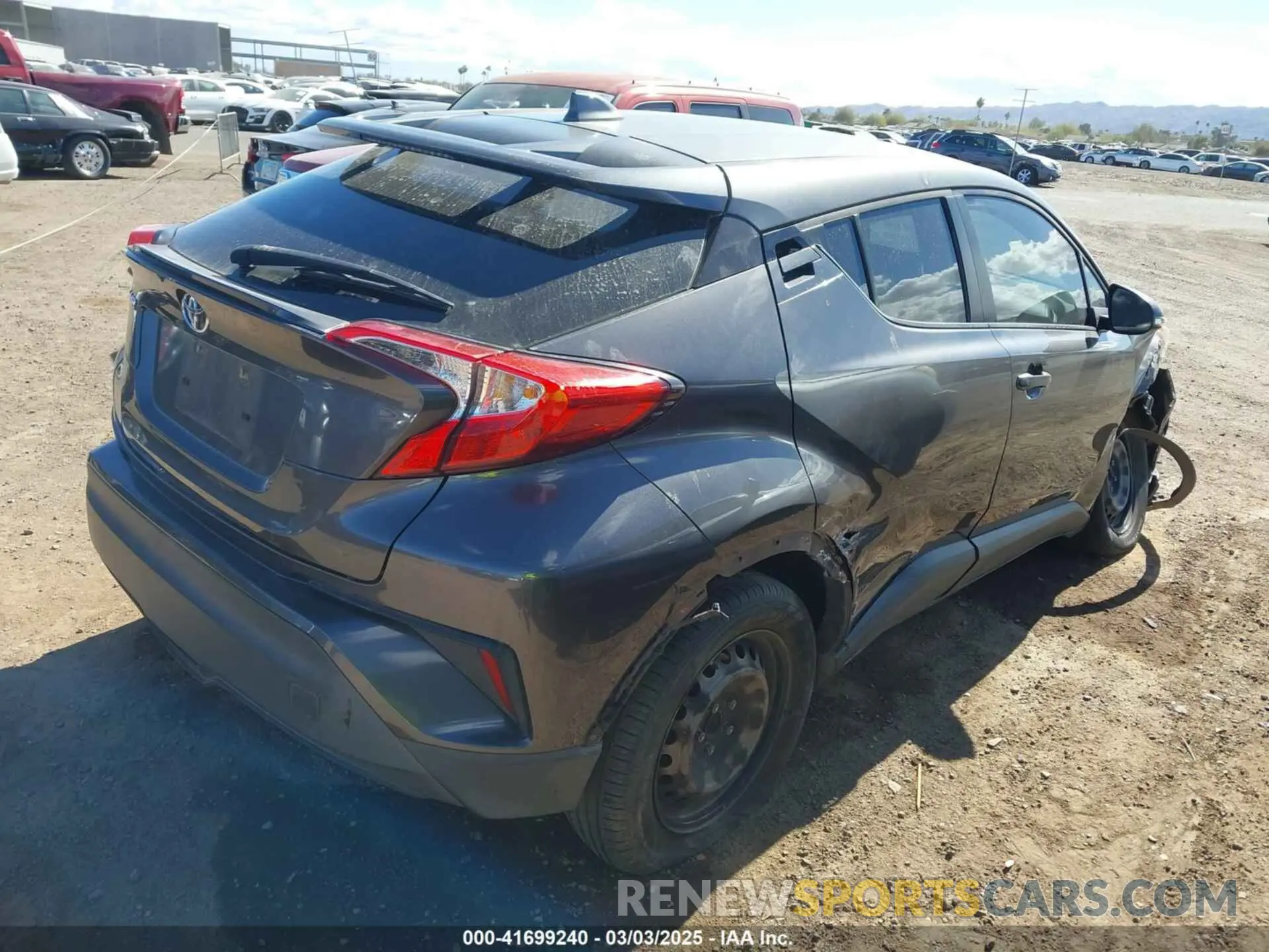 4 Photograph of a damaged car JTNKHMBX9K1049421 TOYOTA C-HR 2019